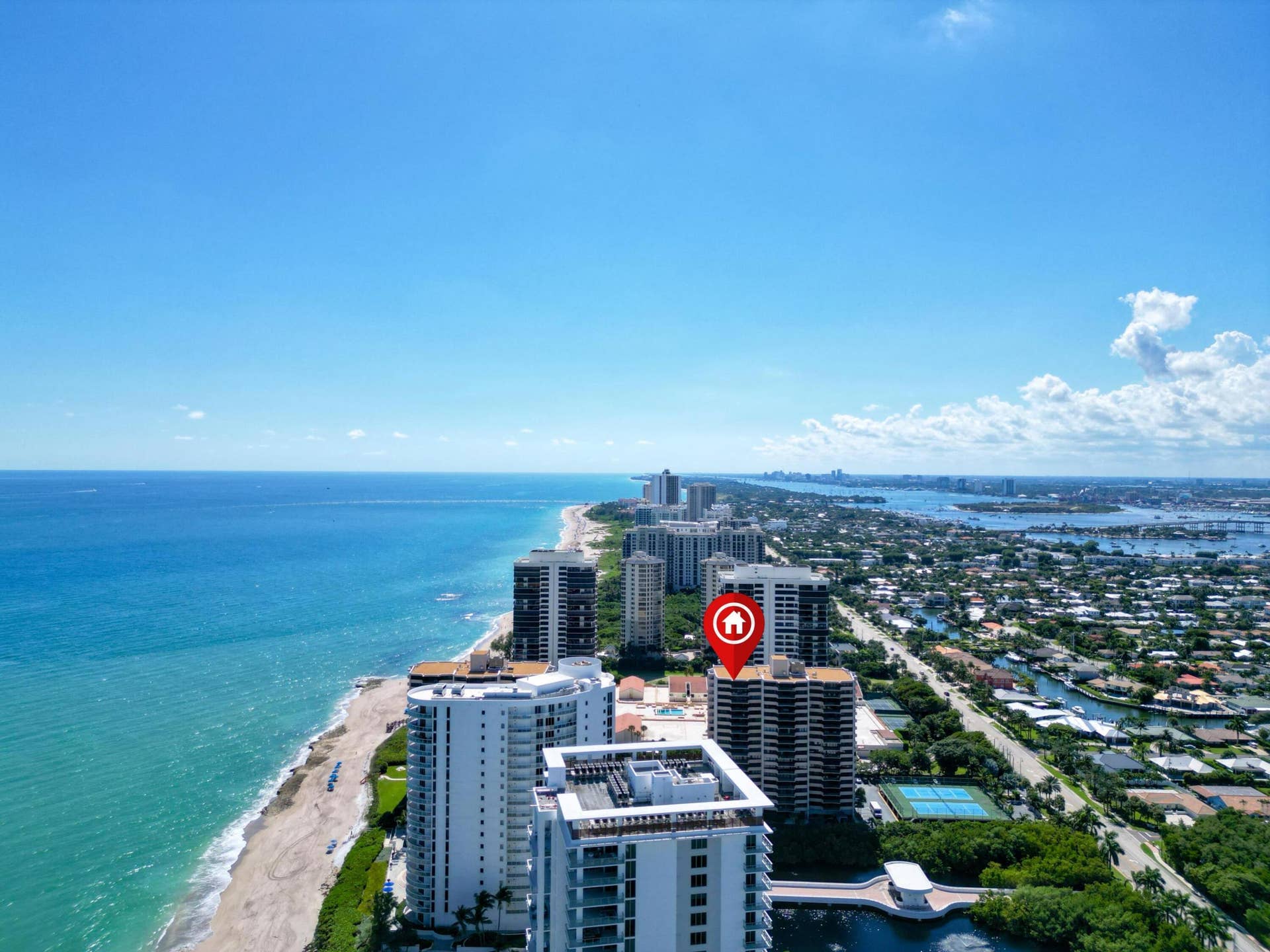 4200 N Ocean Drive, #2-301, Singer Island, FL 33404 Panoramic to South