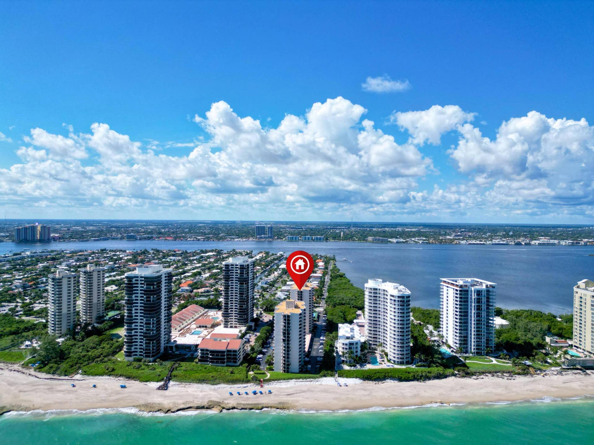 4200 N Ocean Drive, #2-301, Singer Island, FL 33404 Panoramic to West