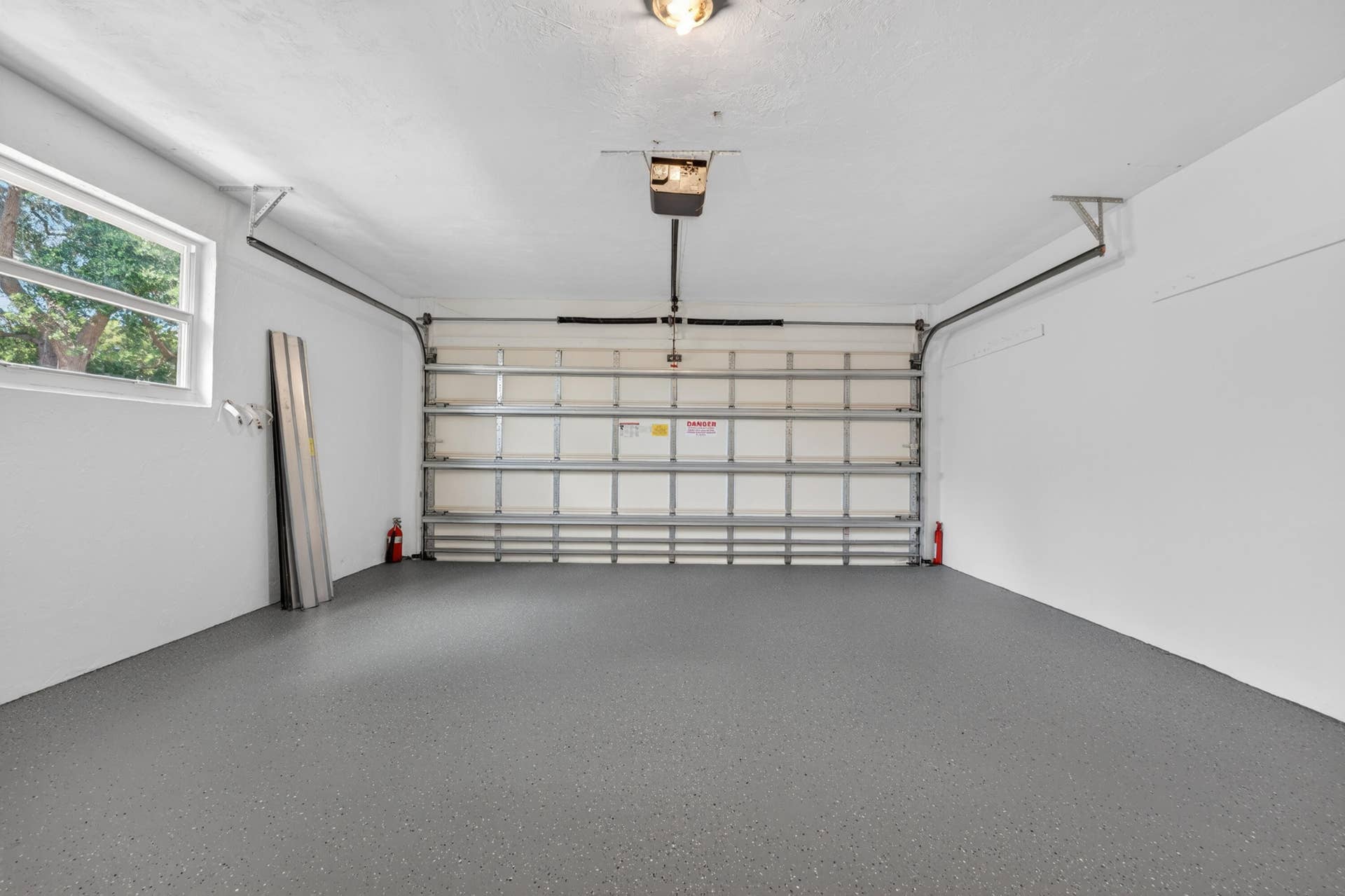 Two car garage
