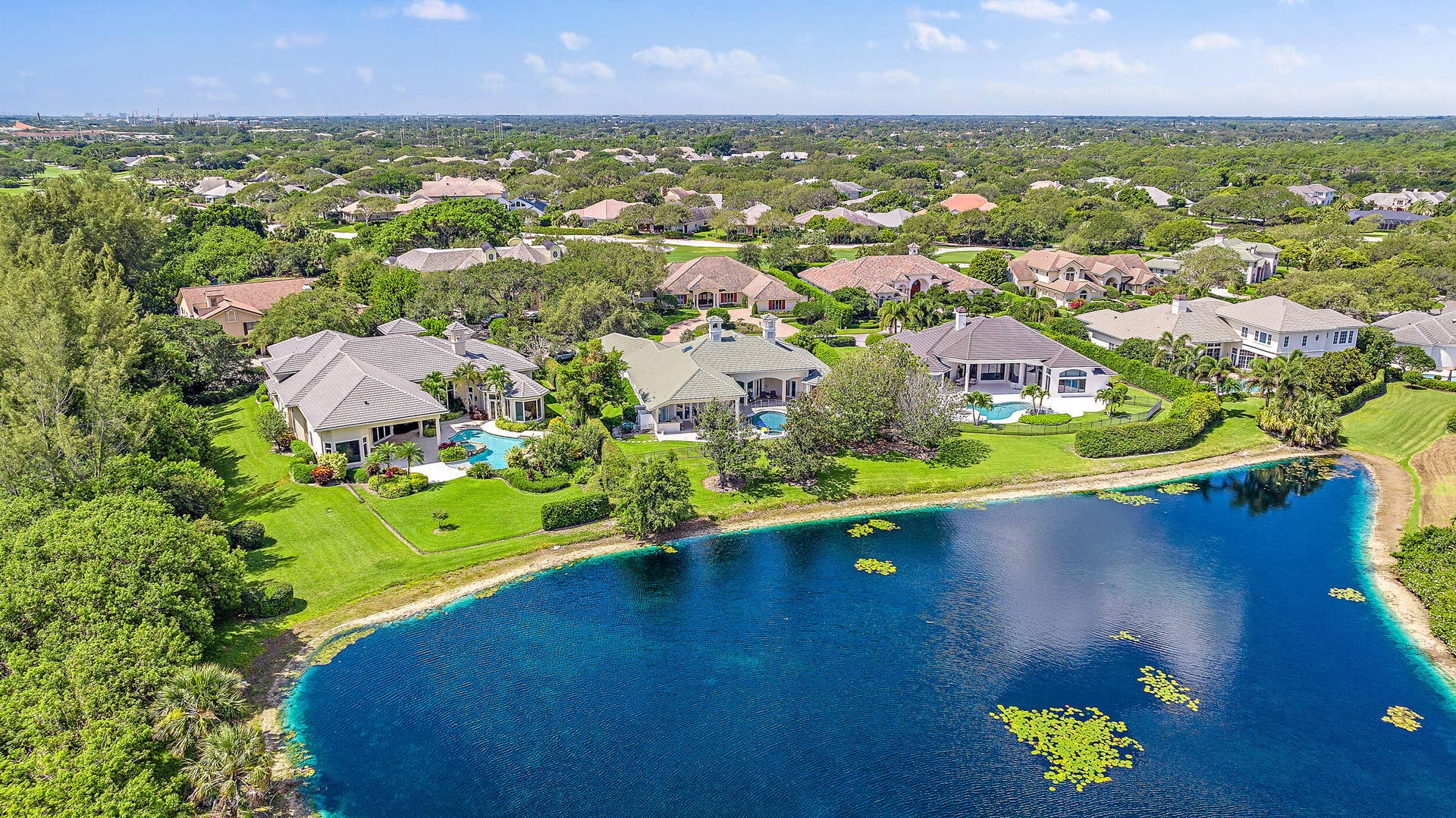 12049 SE Intracoastal Terrace, Jupiter, FL 33469 Aerial Rear View