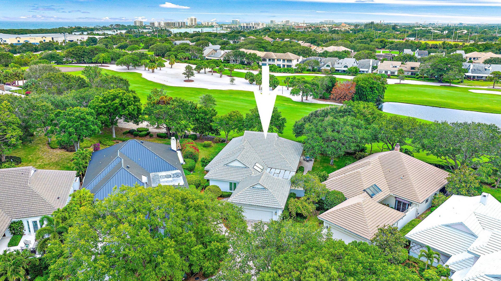 18587 SE Ferland Court, Jupiter, FL 33469 Aerial View