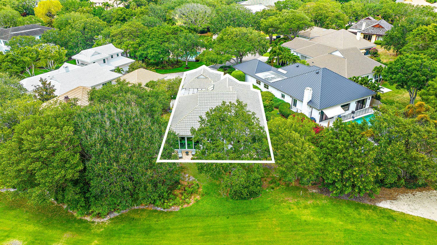18587 SE Ferland Court, Jupiter, FL 33469 Aerial View