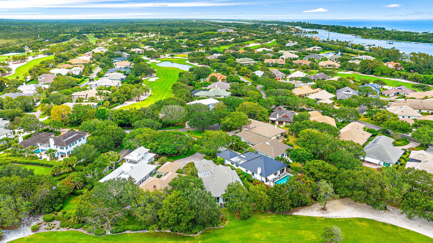18587 SE Ferland Court, Jupiter, FL 33469 Aerial View