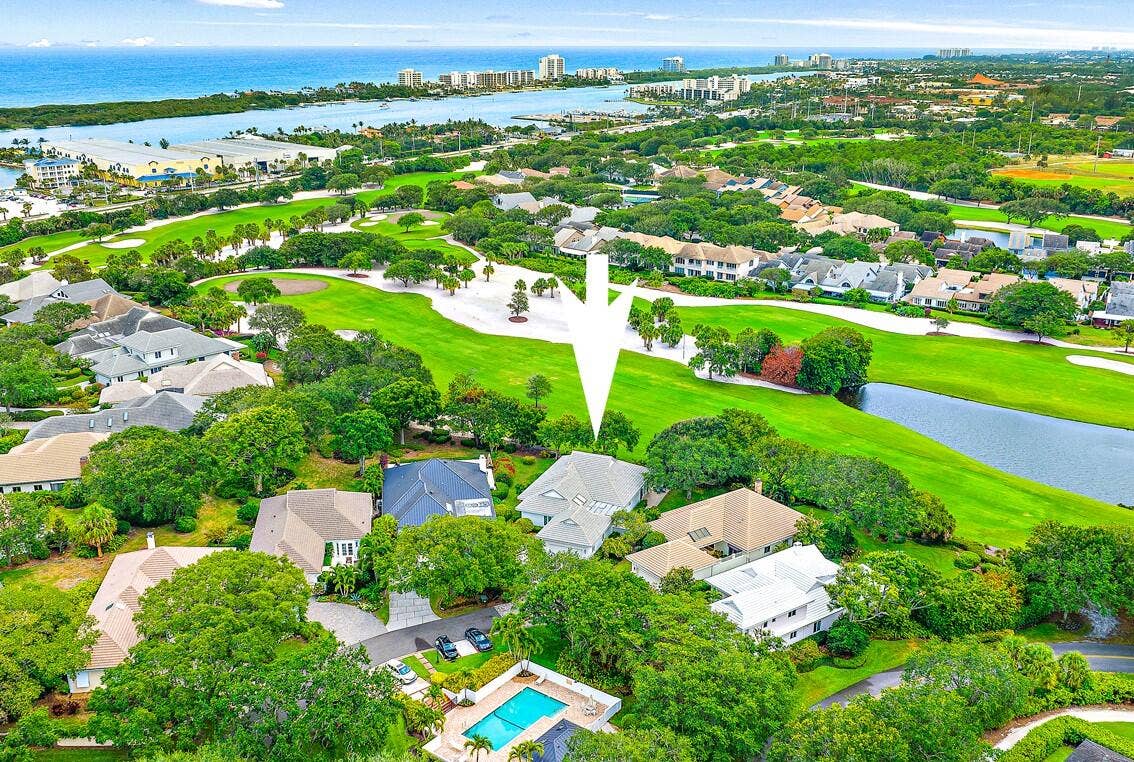 18587 SE Ferland Court, Jupiter, FL 33469 Aerial View