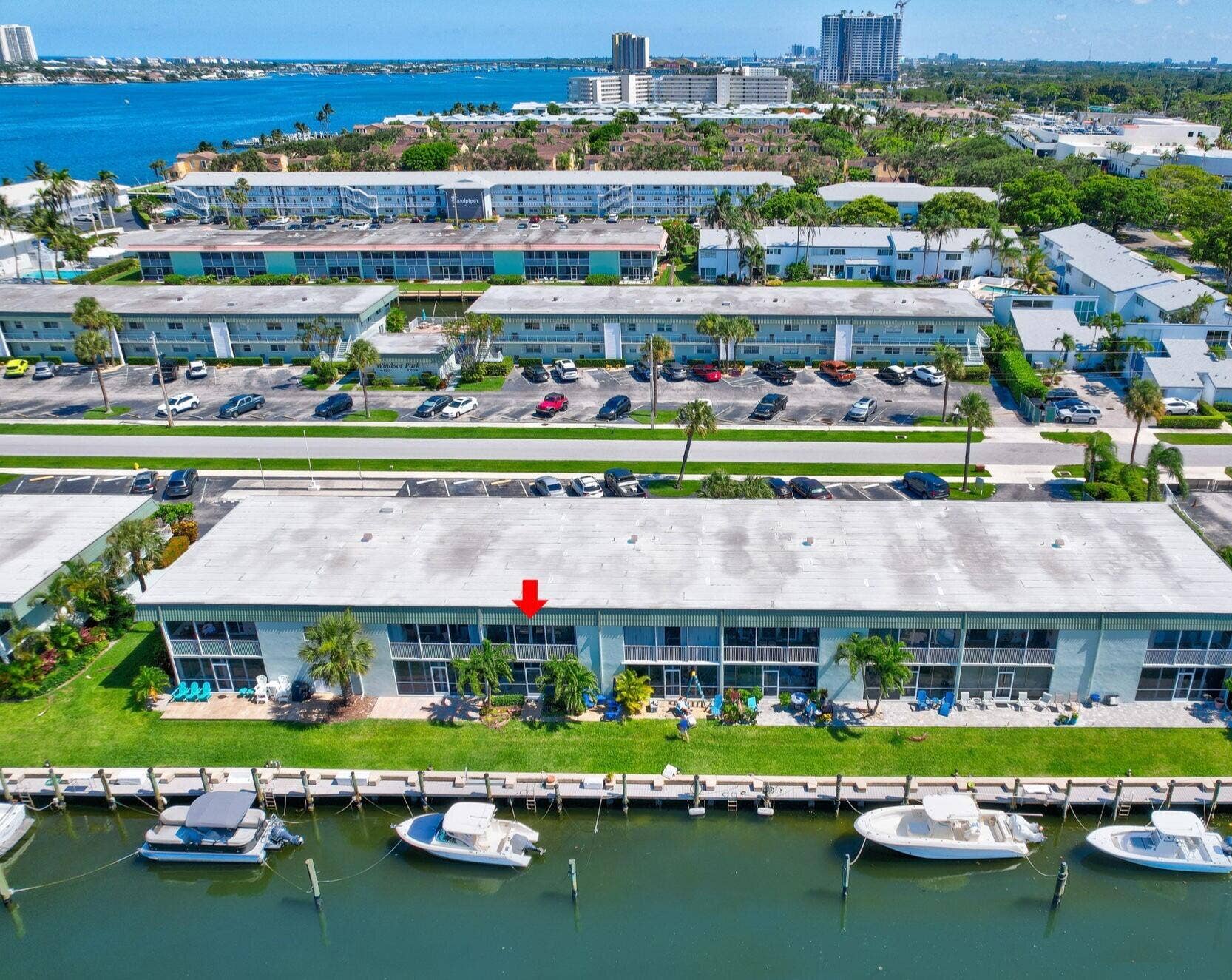 121 Wettaw Lane, #211, North Palm Beach, FL 33408 aerial 2