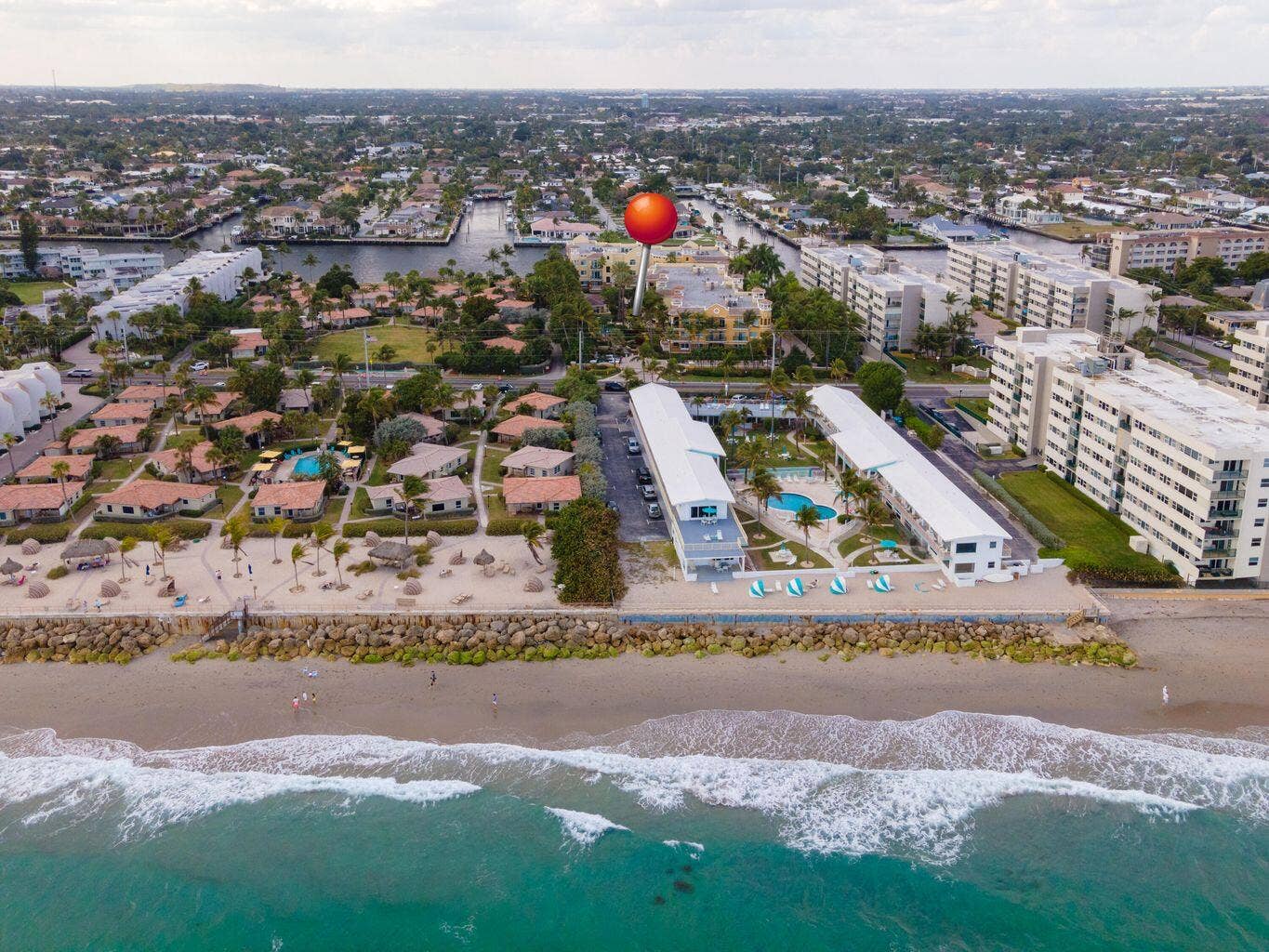 med beach view