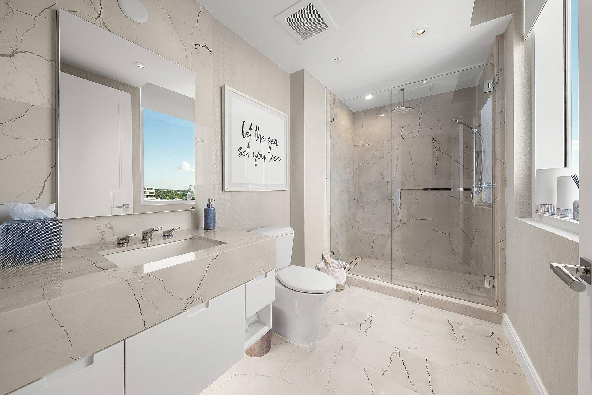 3550 S Ocean Boulevard, #7c, South Palm Beach, South Palm Beach, FL 33480 Second Bedroom Ensuite Bathroom