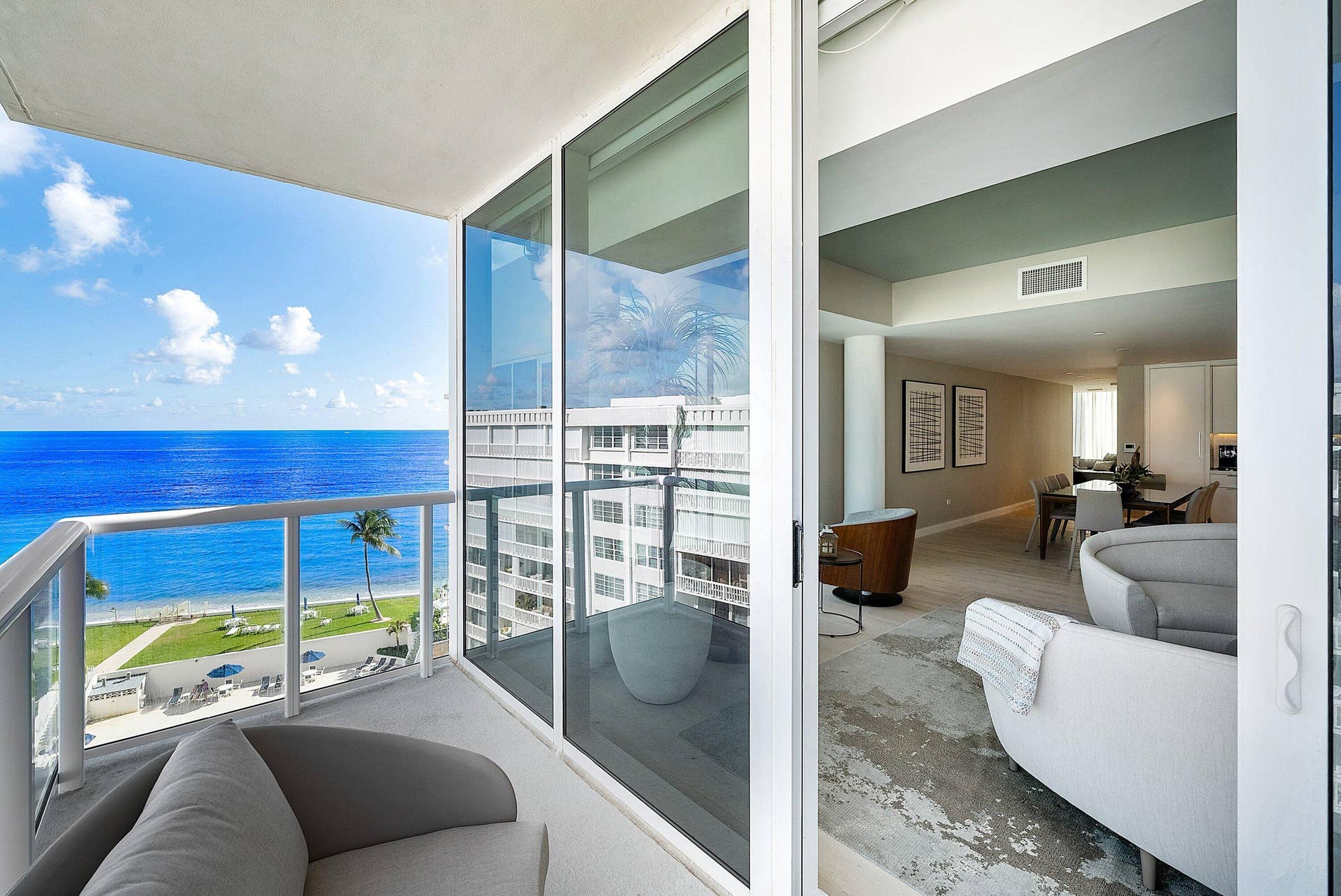 3550 S Ocean Boulevard, #7c, South Palm Beach, South Palm Beach, FL 33480 Private Balcony off of living room & primary bedroom