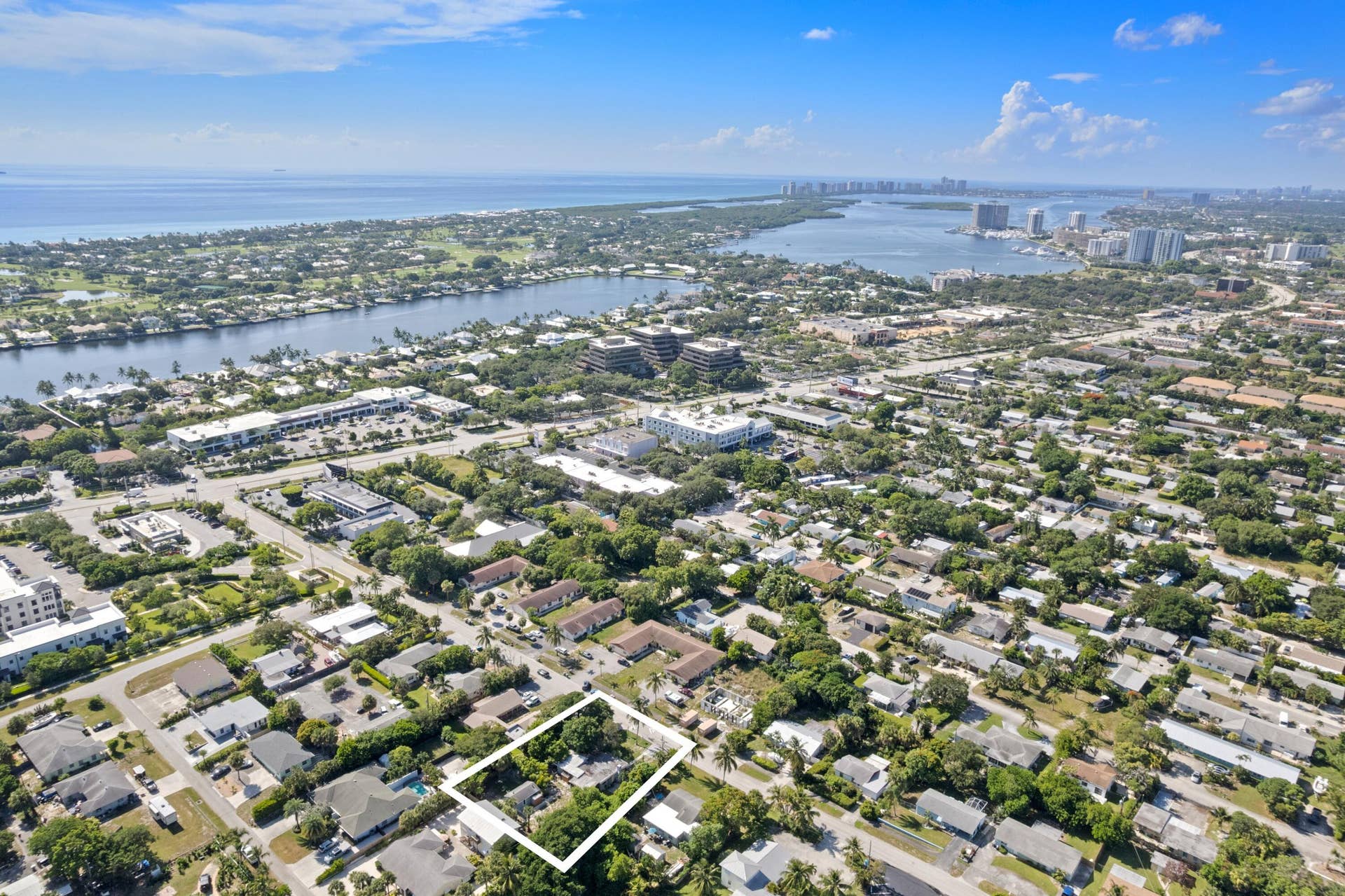 Aerial Neighborhood View