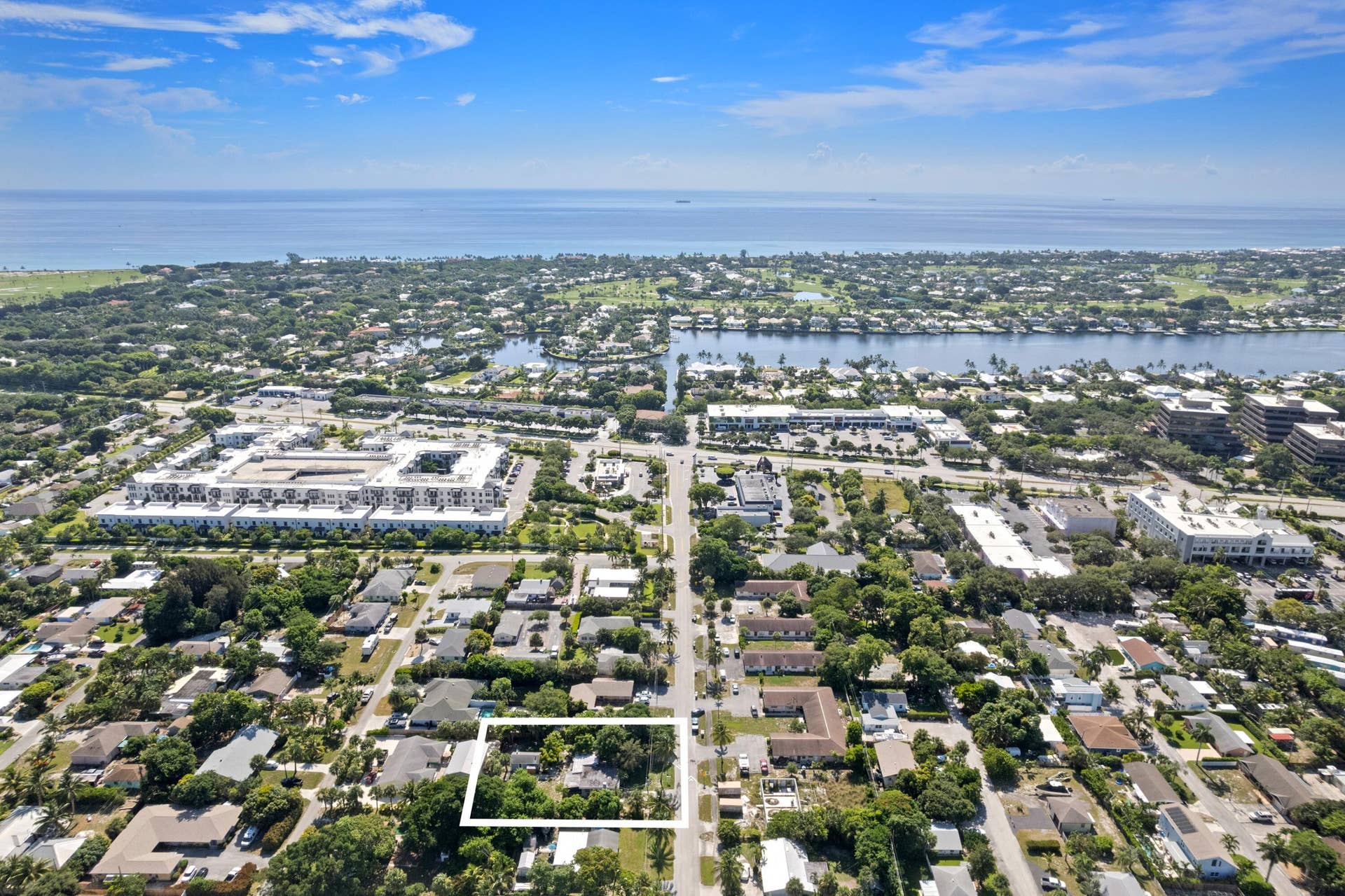 Aerial Neighborhood View