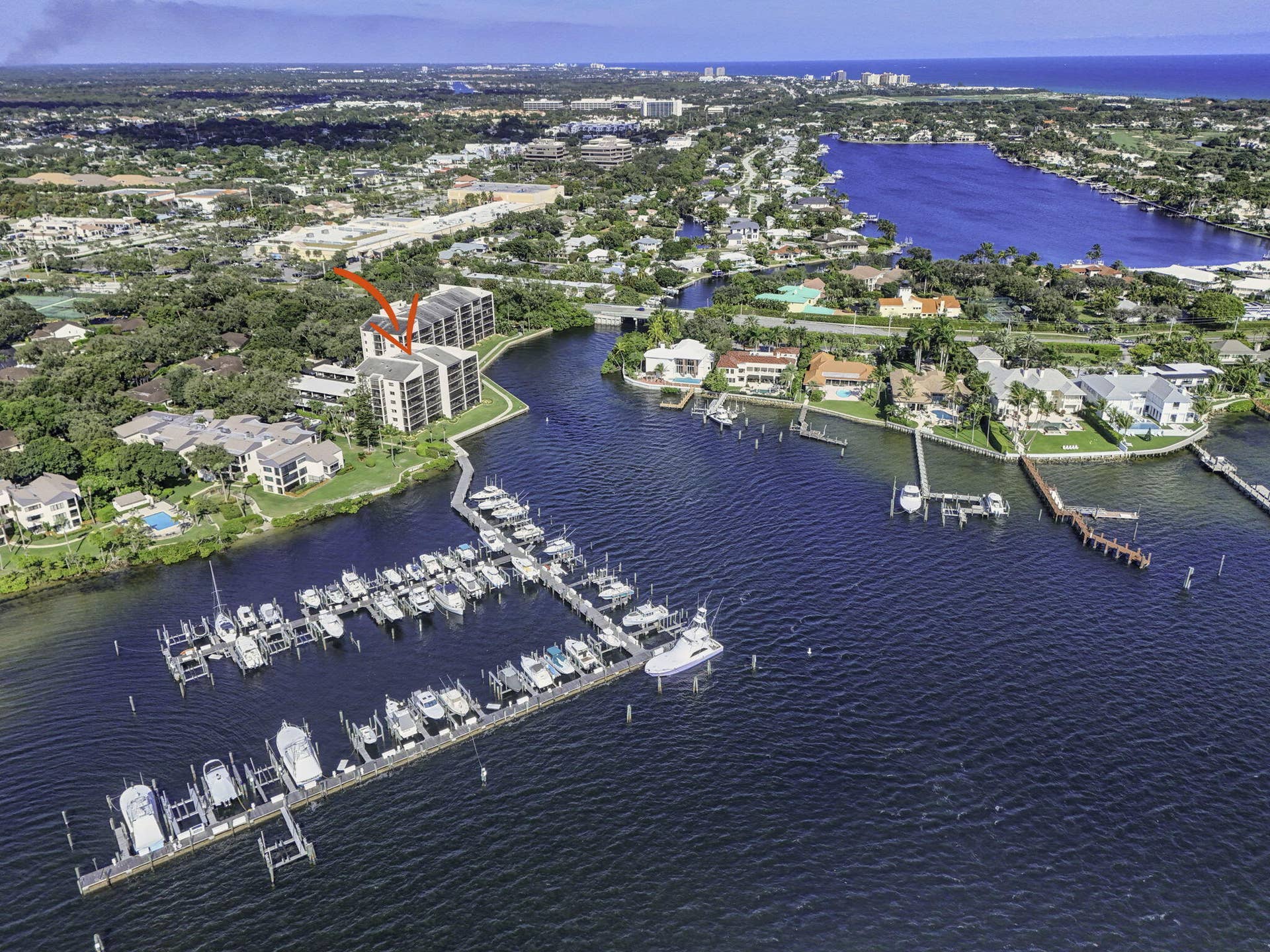 11390 TWELVE OAKS Way, #420, North Palm Beach, FL 33408 Unit is steps from the private marina