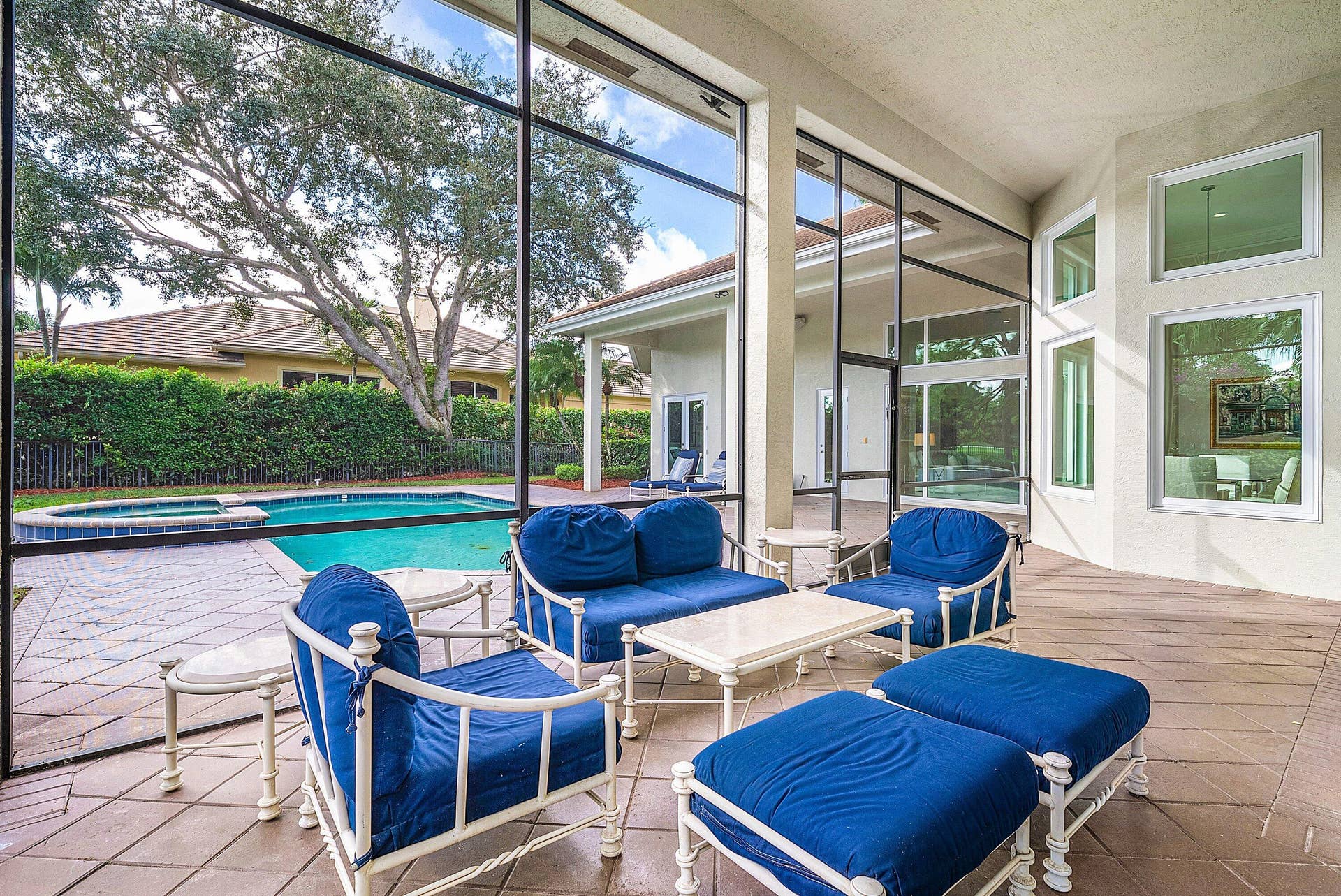 13120 Marsh Landing, Palm Beach Gardens, FL 33418 Screened Lanai