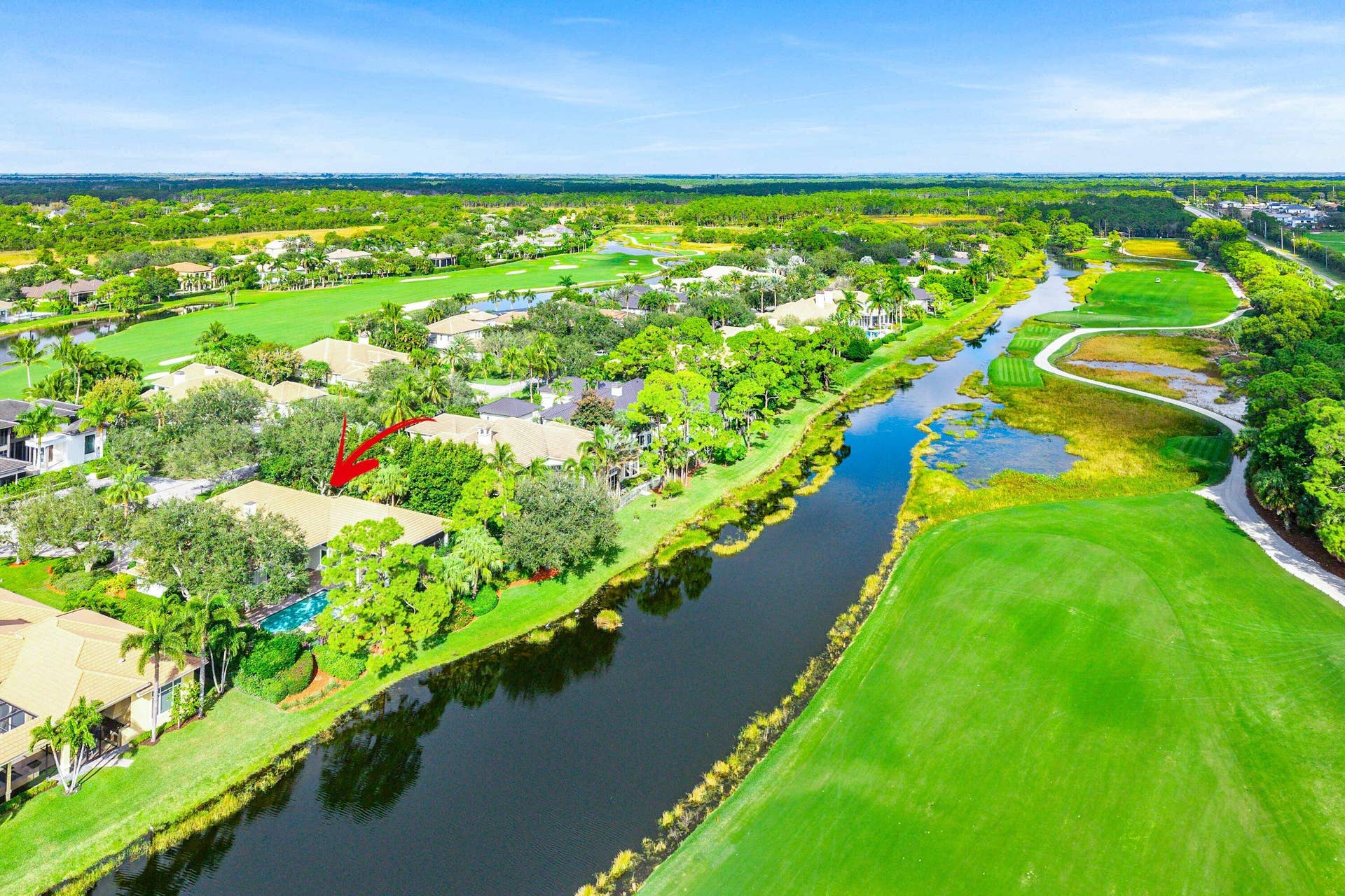 13120 Marsh Landing, Palm Beach Gardens, FL 33418 Aerial