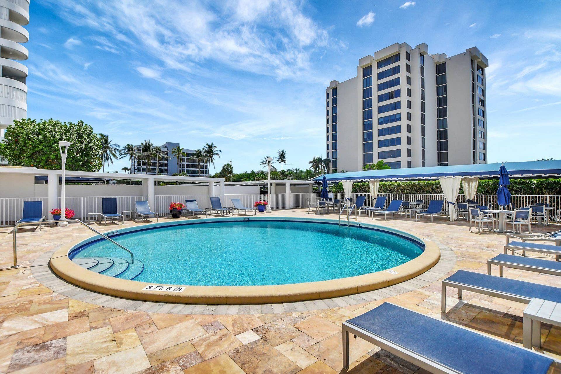 Pool Area On The Intracoastal