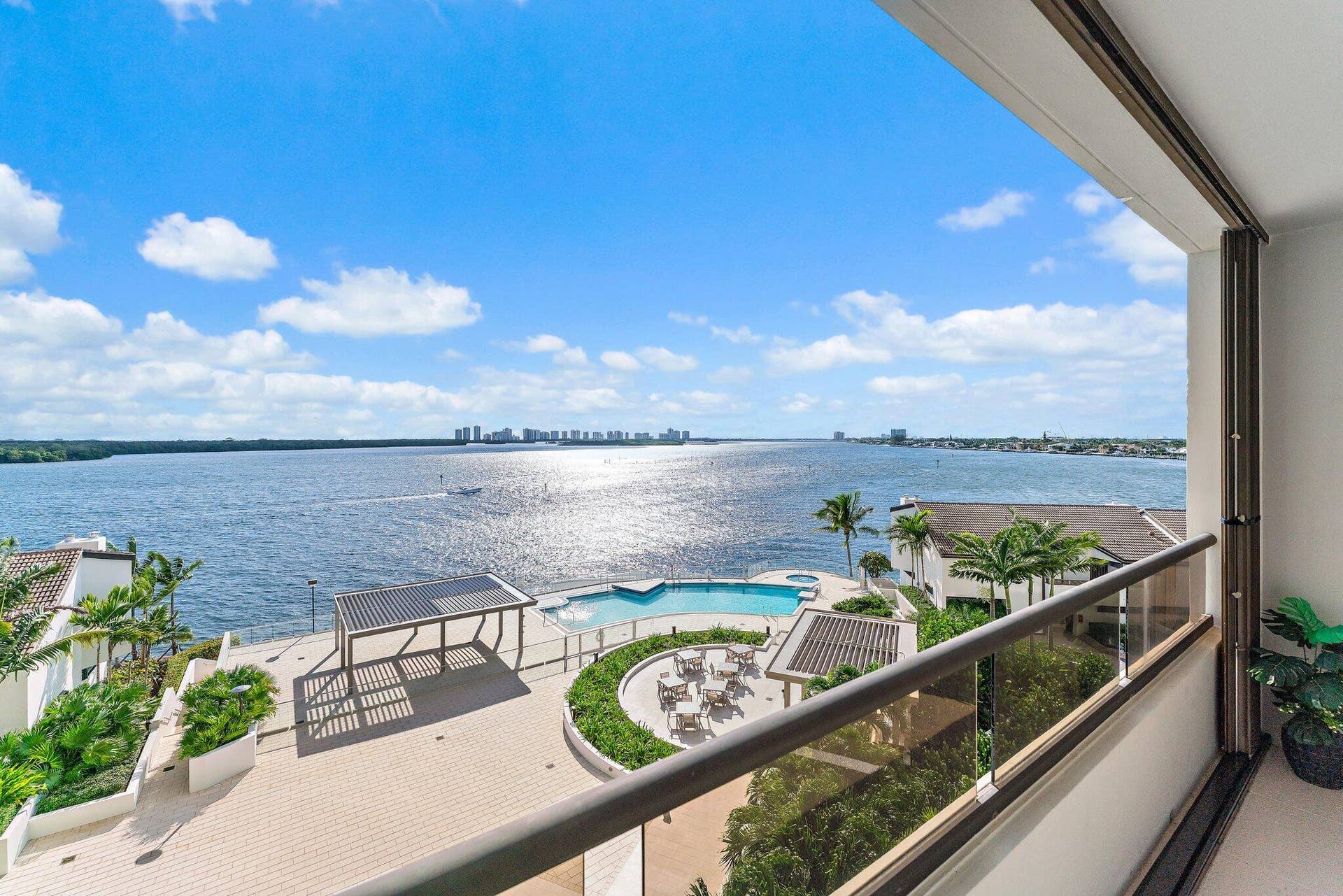 100 Lakeshore Drive, #457, North Palm Beach, FL 33408 Balcony View from Unit 457