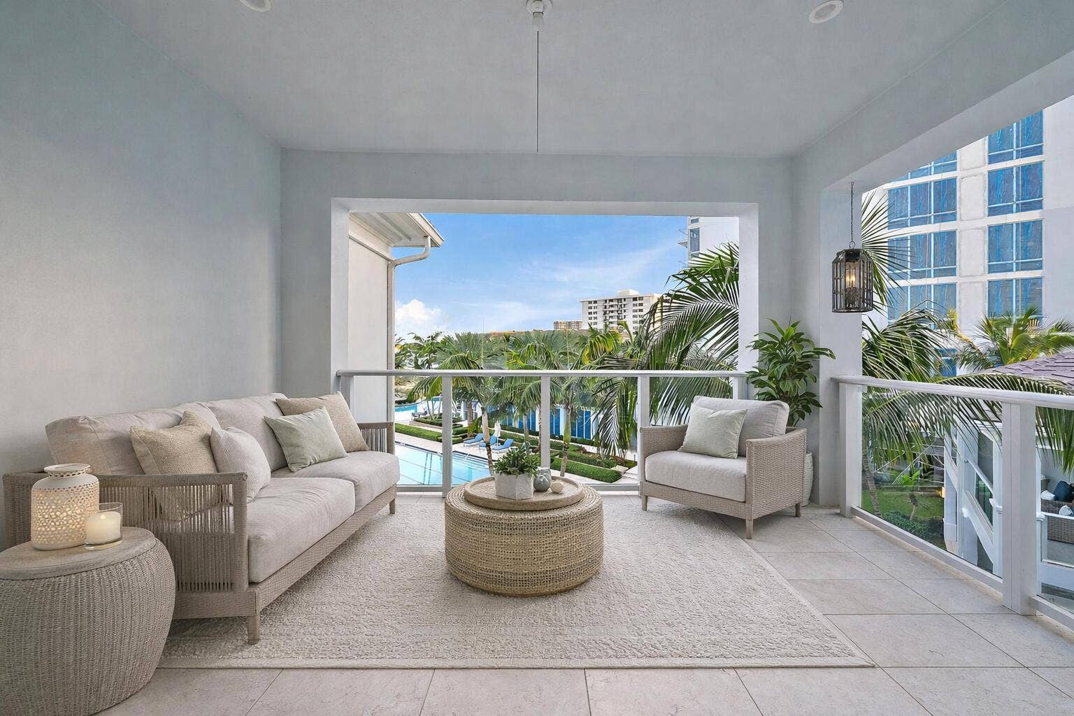112 Water Club Court N, North Palm Beach, FL 33408 Virtual Staged Primary Balcony