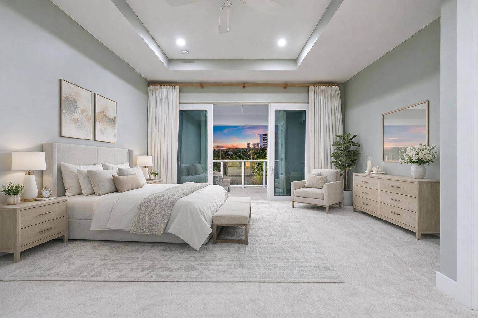 112 Water Club Court N, North Palm Beach, FL 33408 Virtual Staged Primary Bedroom