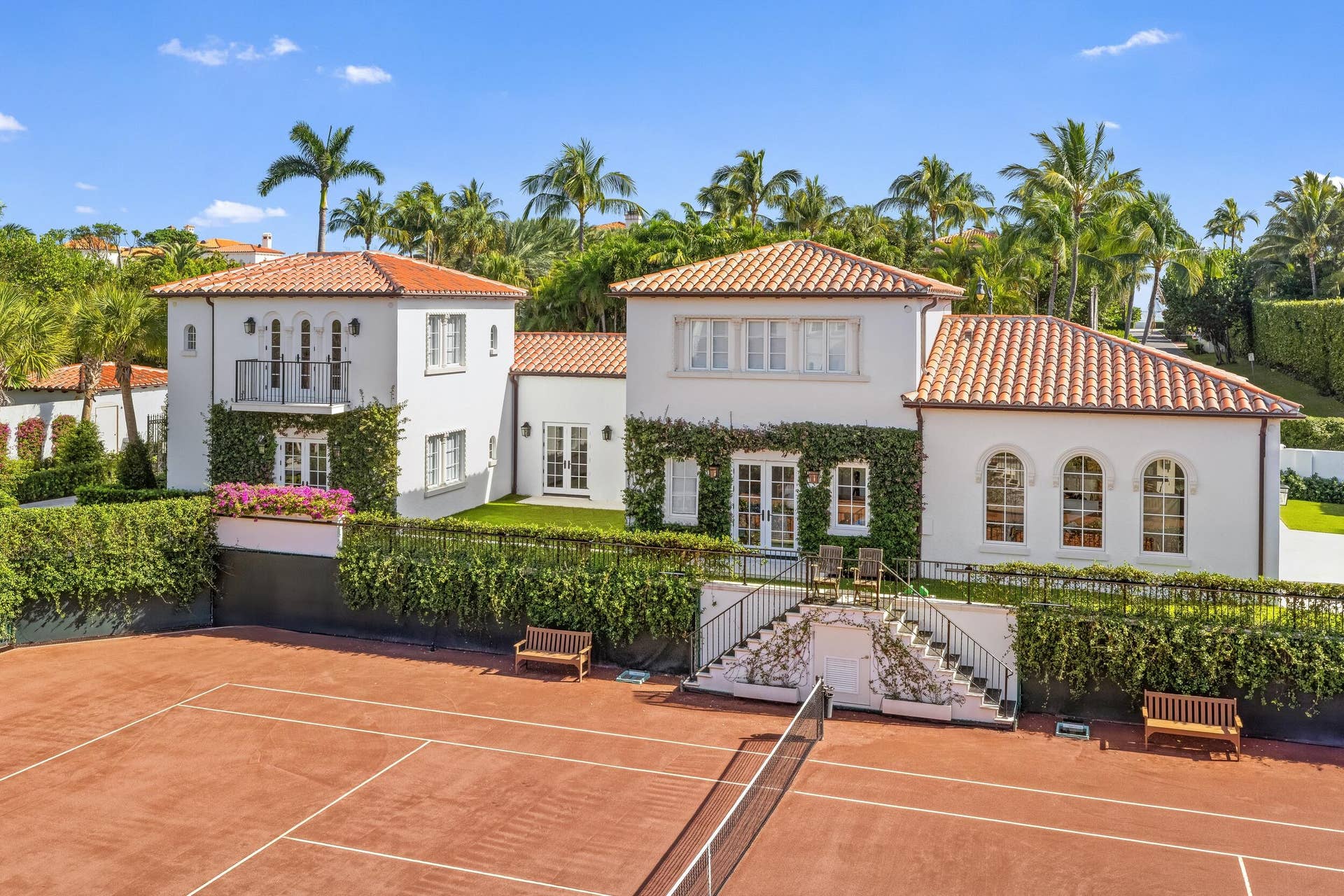 800 S County Road, Palm Beach, FL 33480 Tennis House