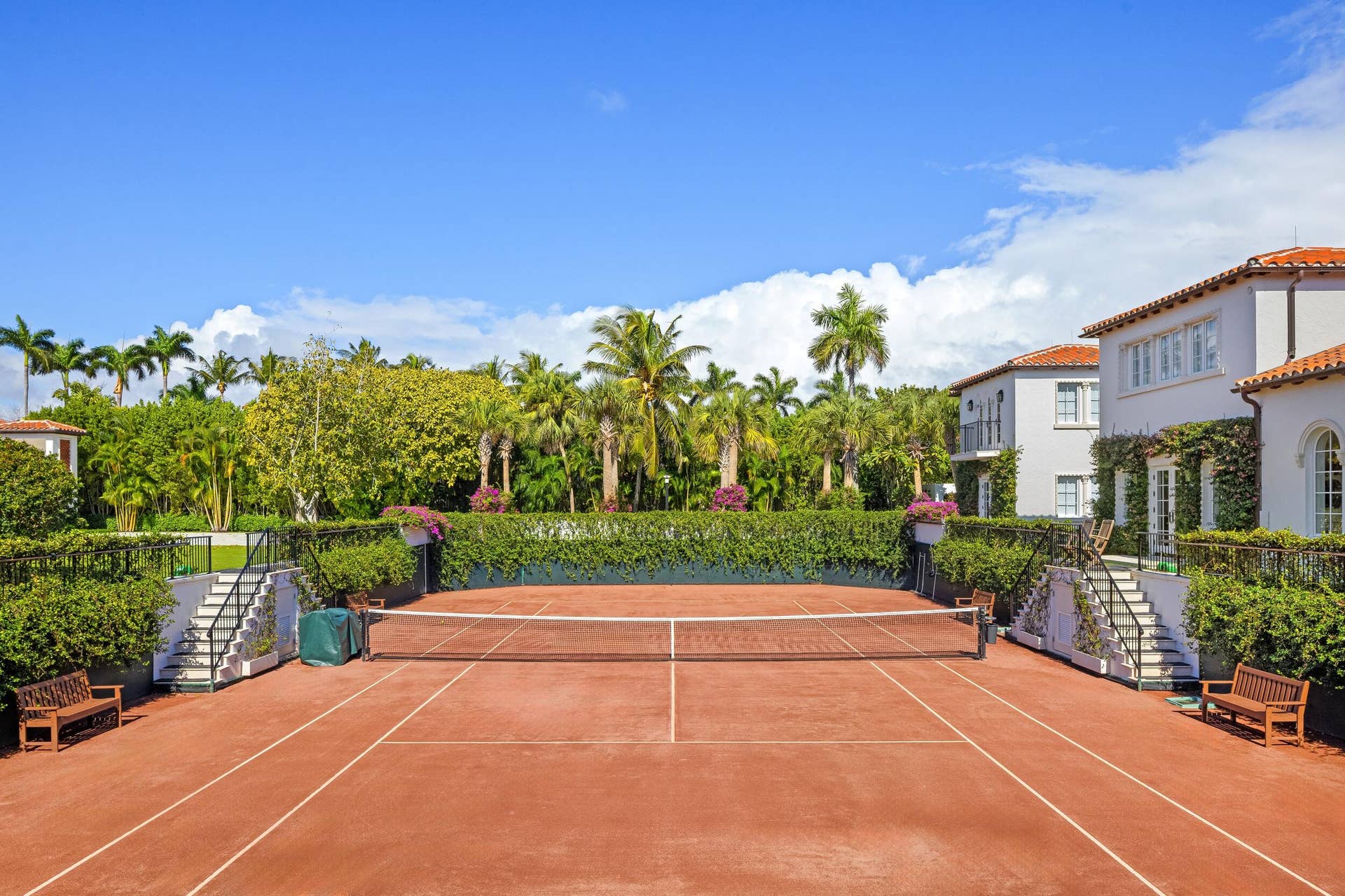 800 S County Road, Palm Beach, FL 33480 Sunken Tennis Court