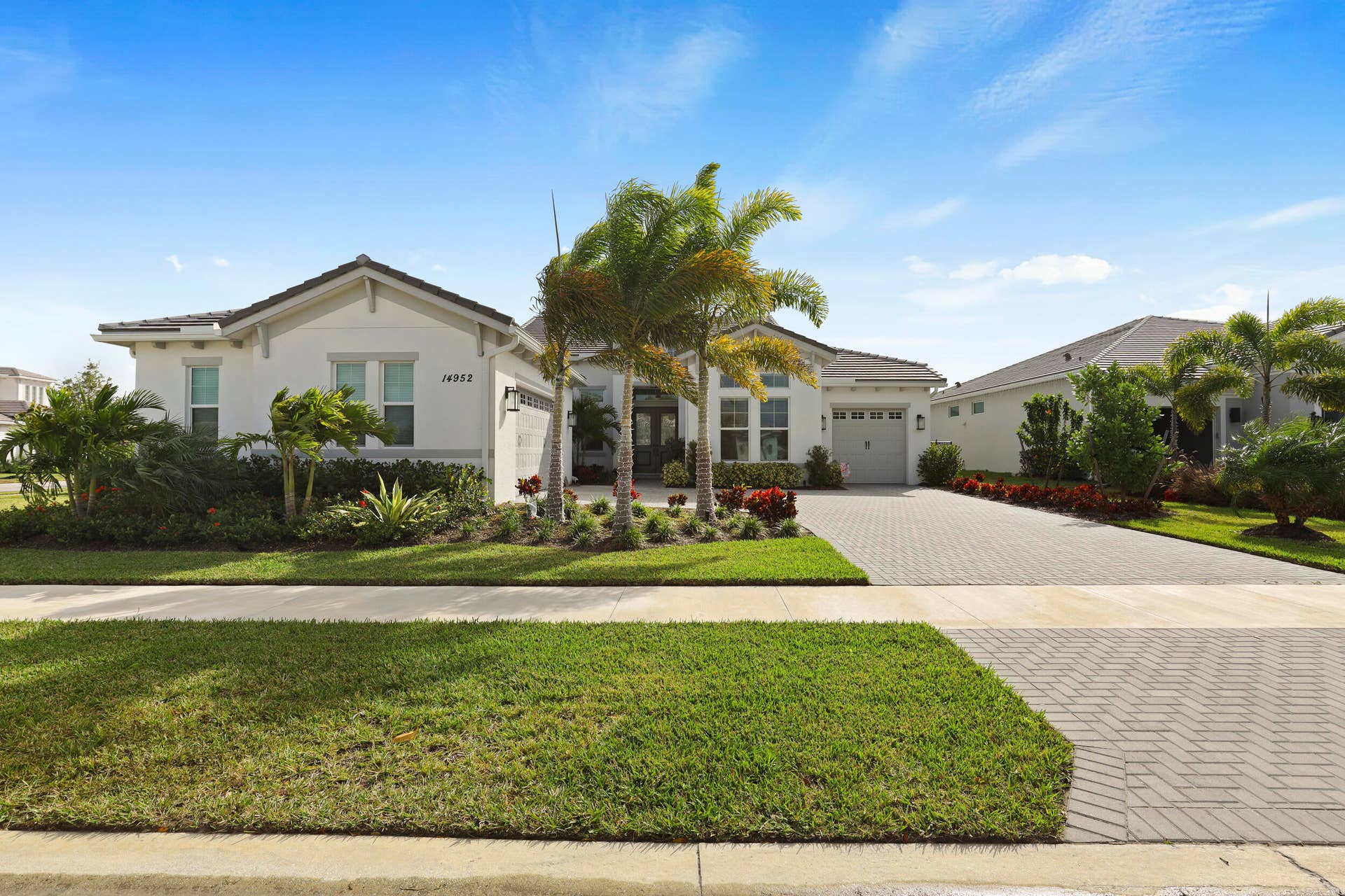 14952 Woodlot Court, Westlake, FL 33470 Stunning front yard and landscaping.