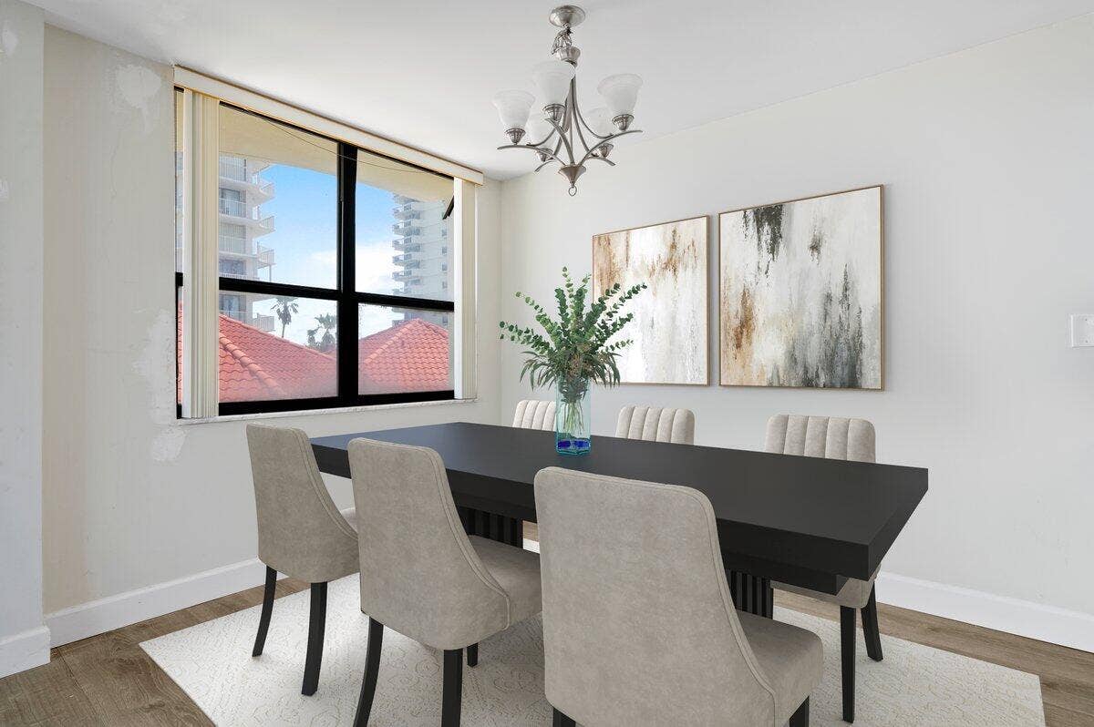 Dining Room Staged