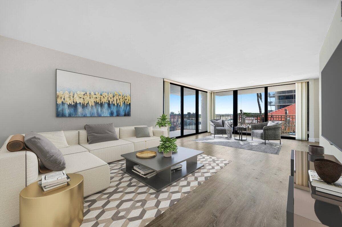 Living Room-Virtually Staged