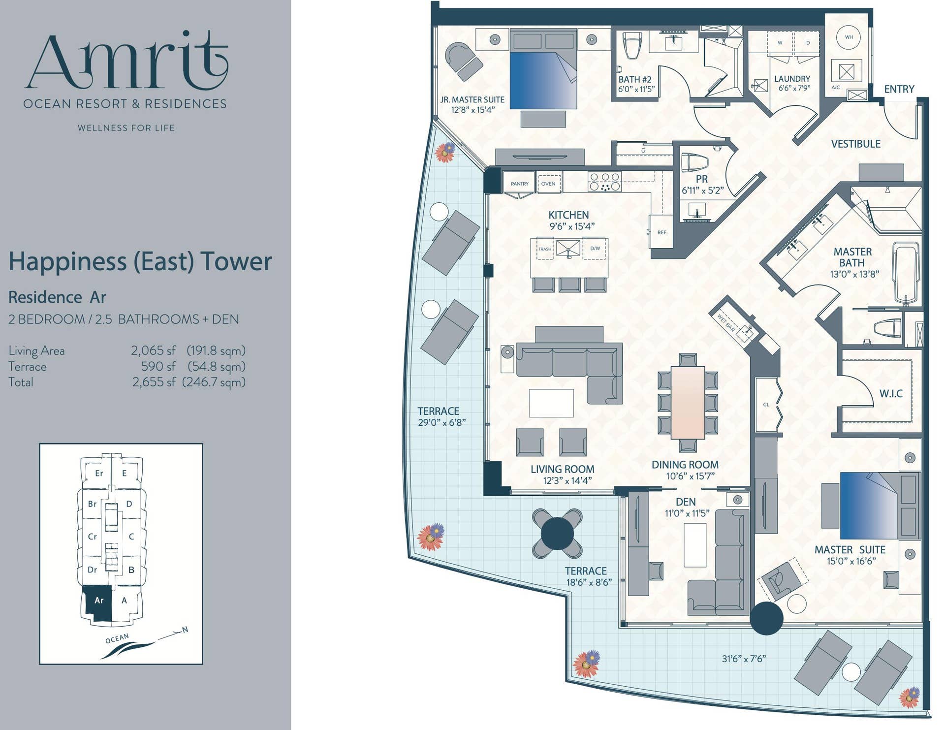 3100 N Ocean Drive, #H1804, Singer Island, Singer Island, FL 33404