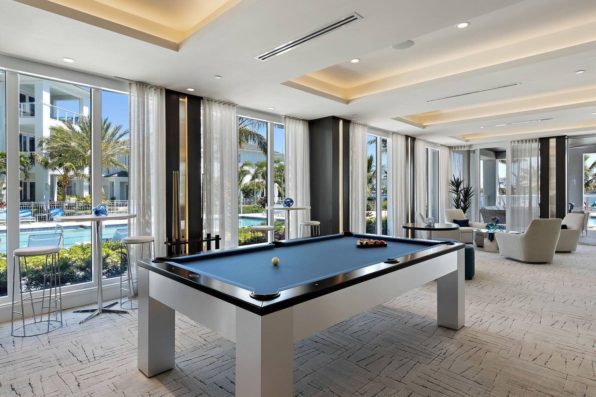3 Water Club Way, #1902, North Palm Beach, FL 33408 Pool Table in Community Lounge