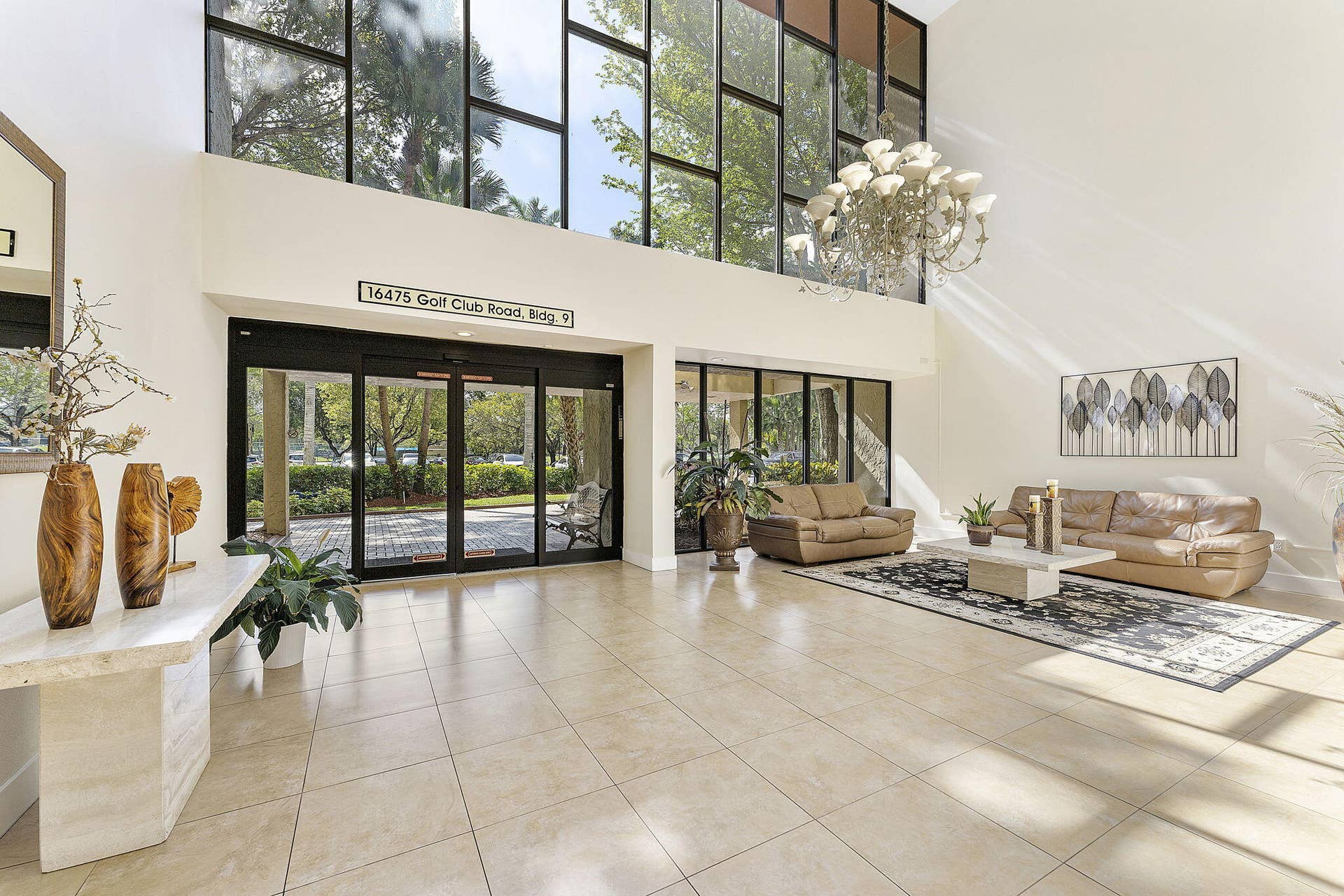 16475 Golf Club Road, #207, Weston, FL 33326 Lobby Entrance