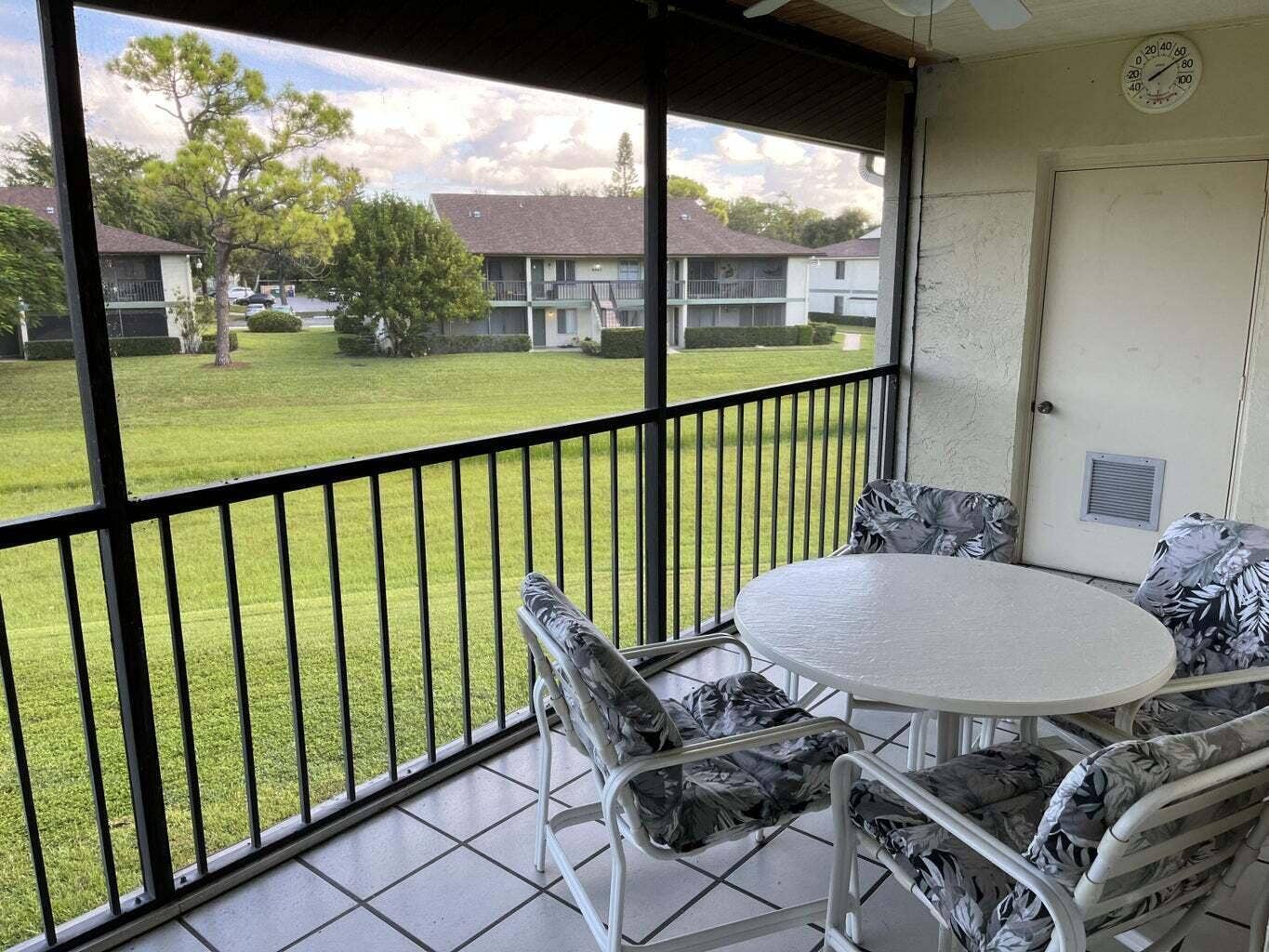 6327 Chasewood Drive, #G, Jupiter, Jupiter, FL 33458 Outdoor Balcony
