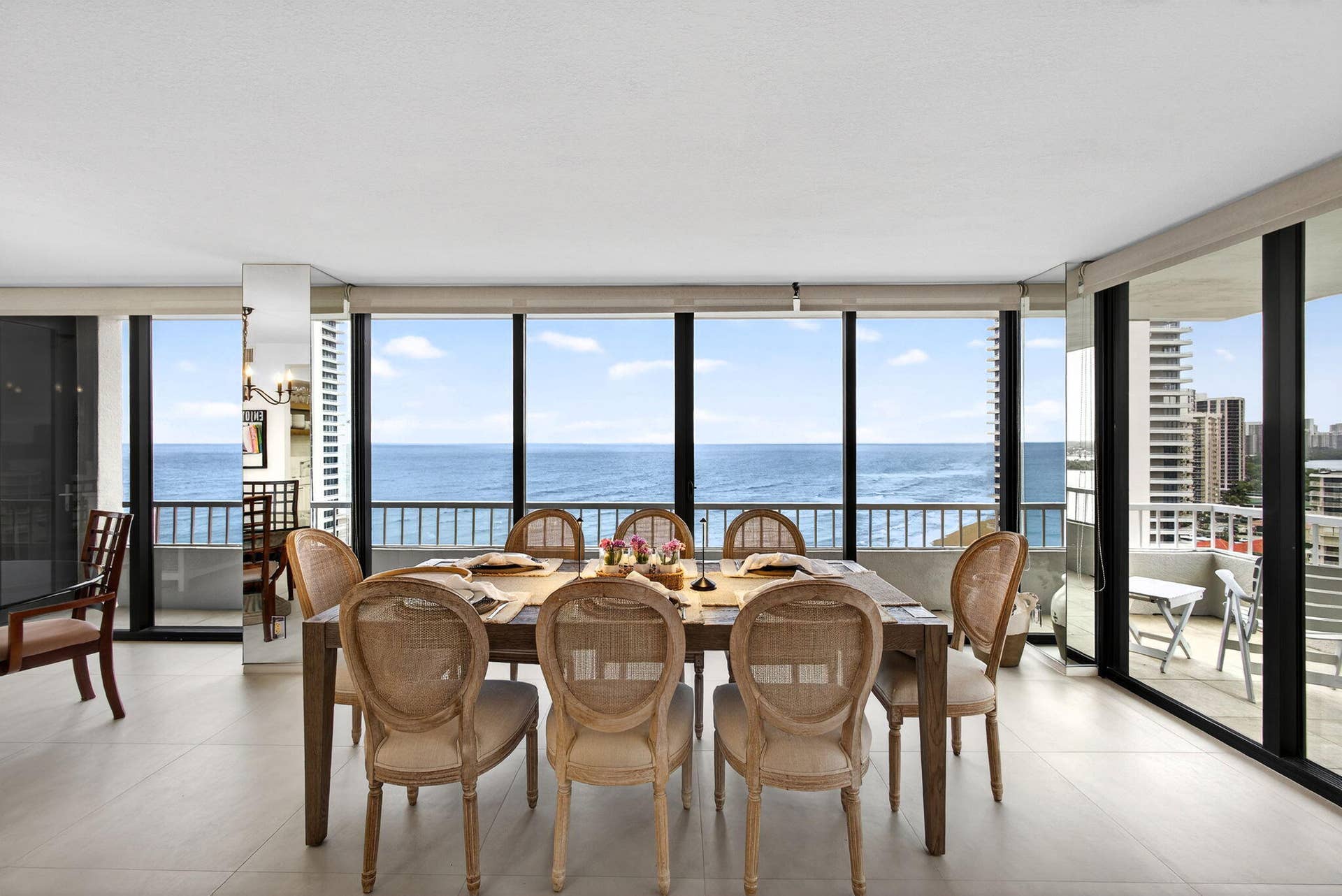 5540 N Ocean Drive, #14b, Singer Island, FL 33404 Living East view