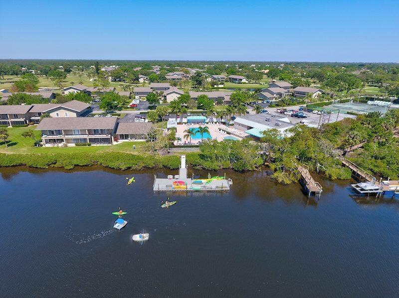 9179 SE Riverfront Terrace, #F, Jupiter, FL 33469 Waterfront dock 1