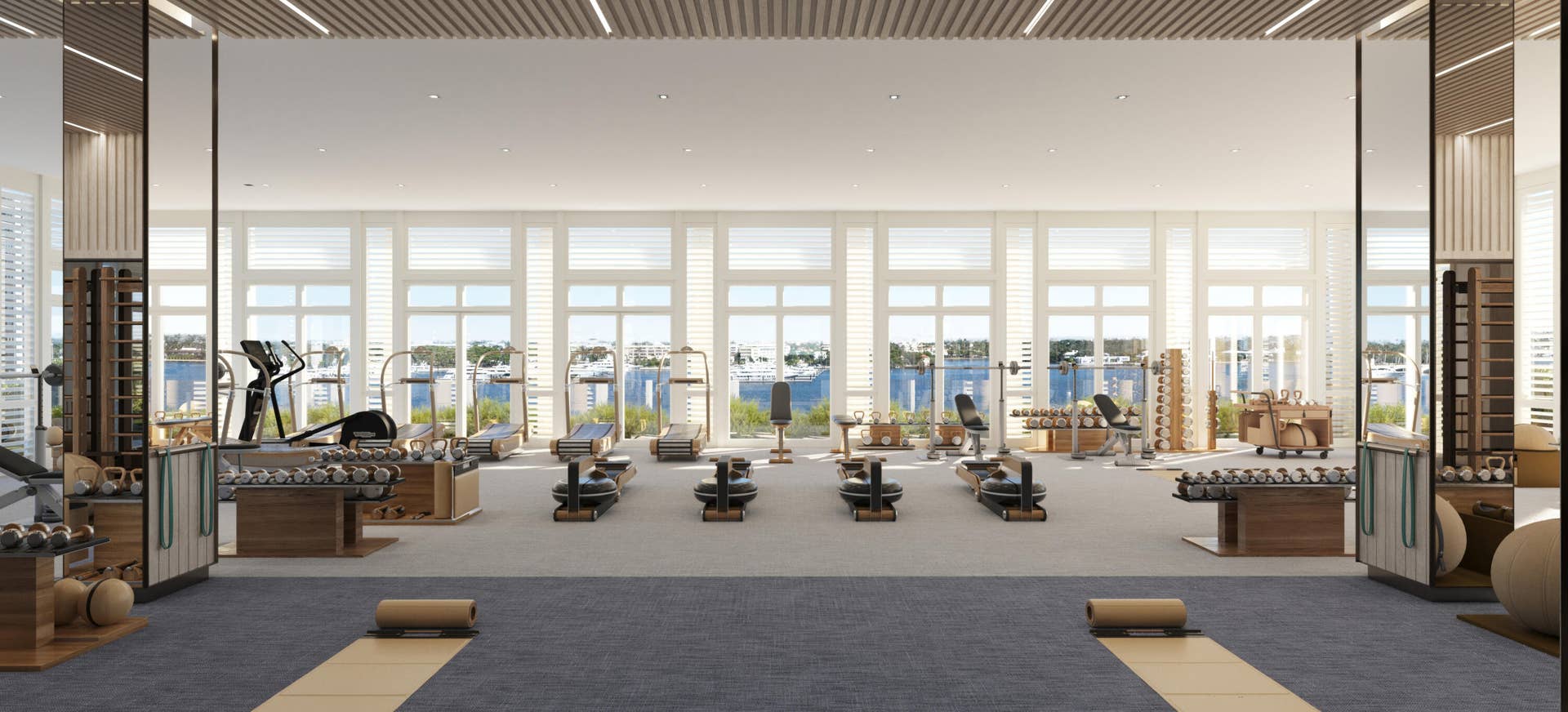 1355 S Flagler Drive, #South Tower Duplex Ph, West Palm Beach, FL 33401 Gym Rendering