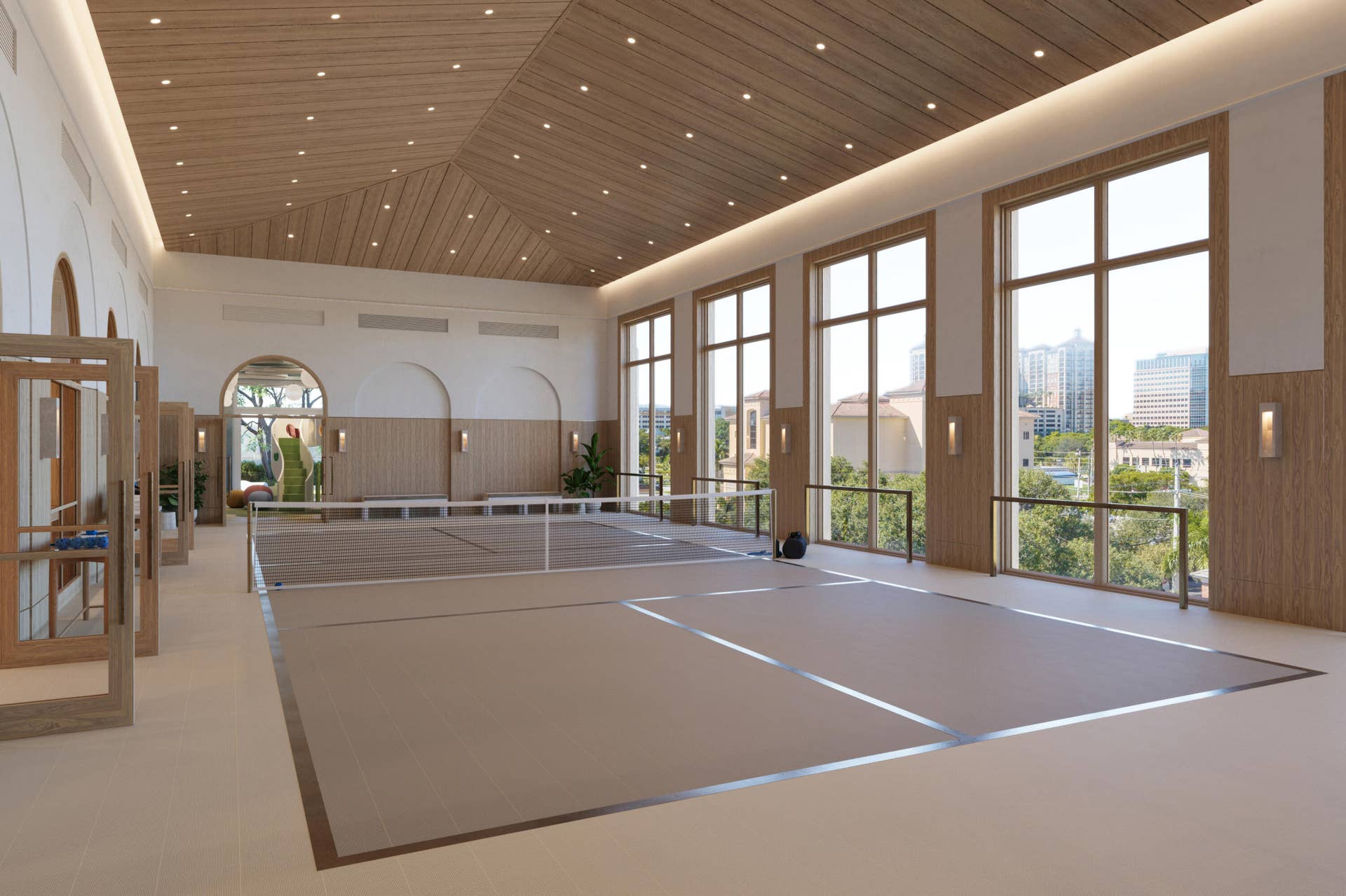 1355 S Flagler Drive, #South Tower Duplex Ph, West Palm Beach, FL 33401 Pickleball Court Rendering