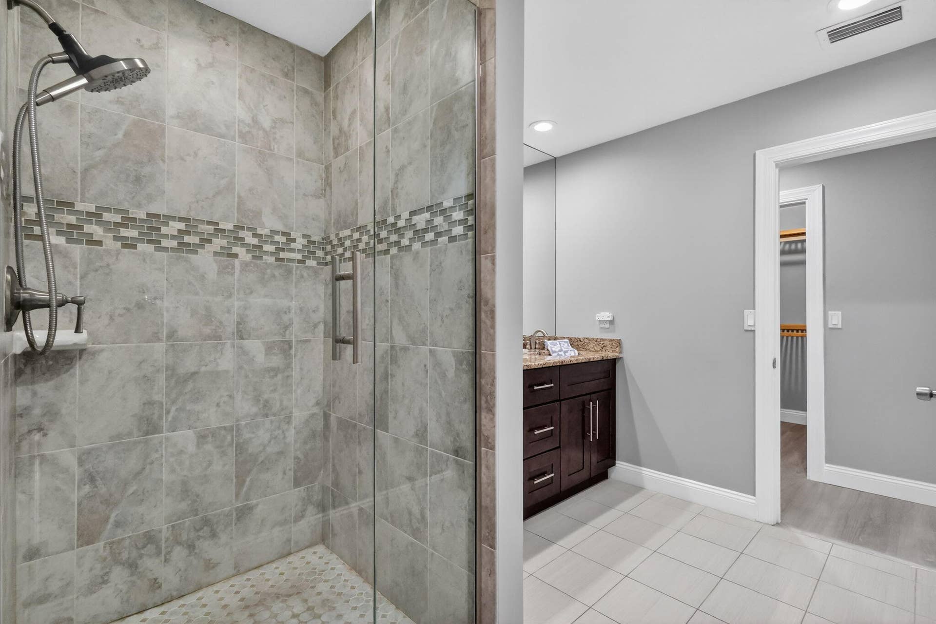 1100 Surf Road, #201, Singer Island, FL 33404 Master bath Shower