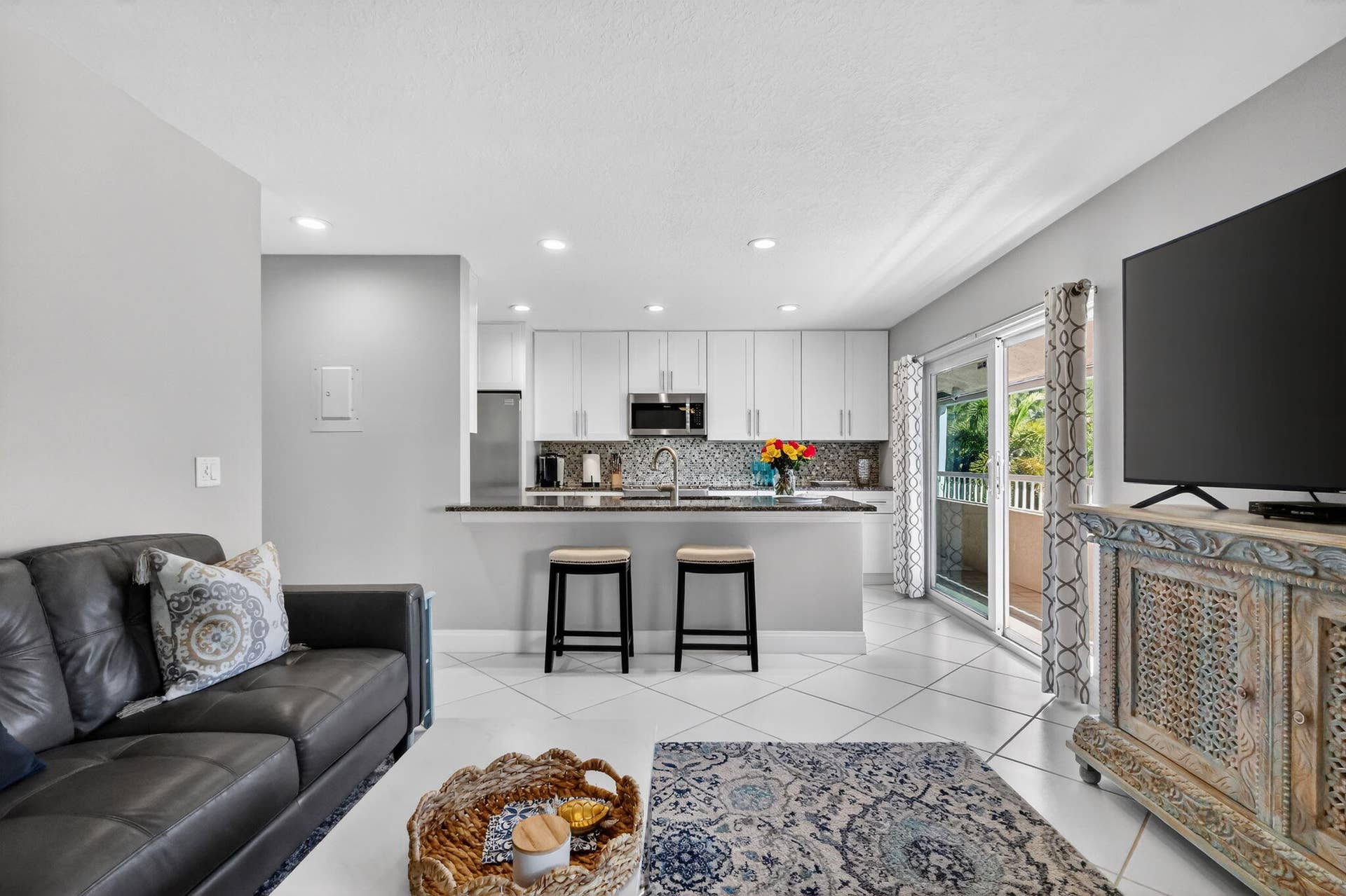 1100 Surf Road, #201, Singer Island, FL 33404 Second Living Room by the Kitchen