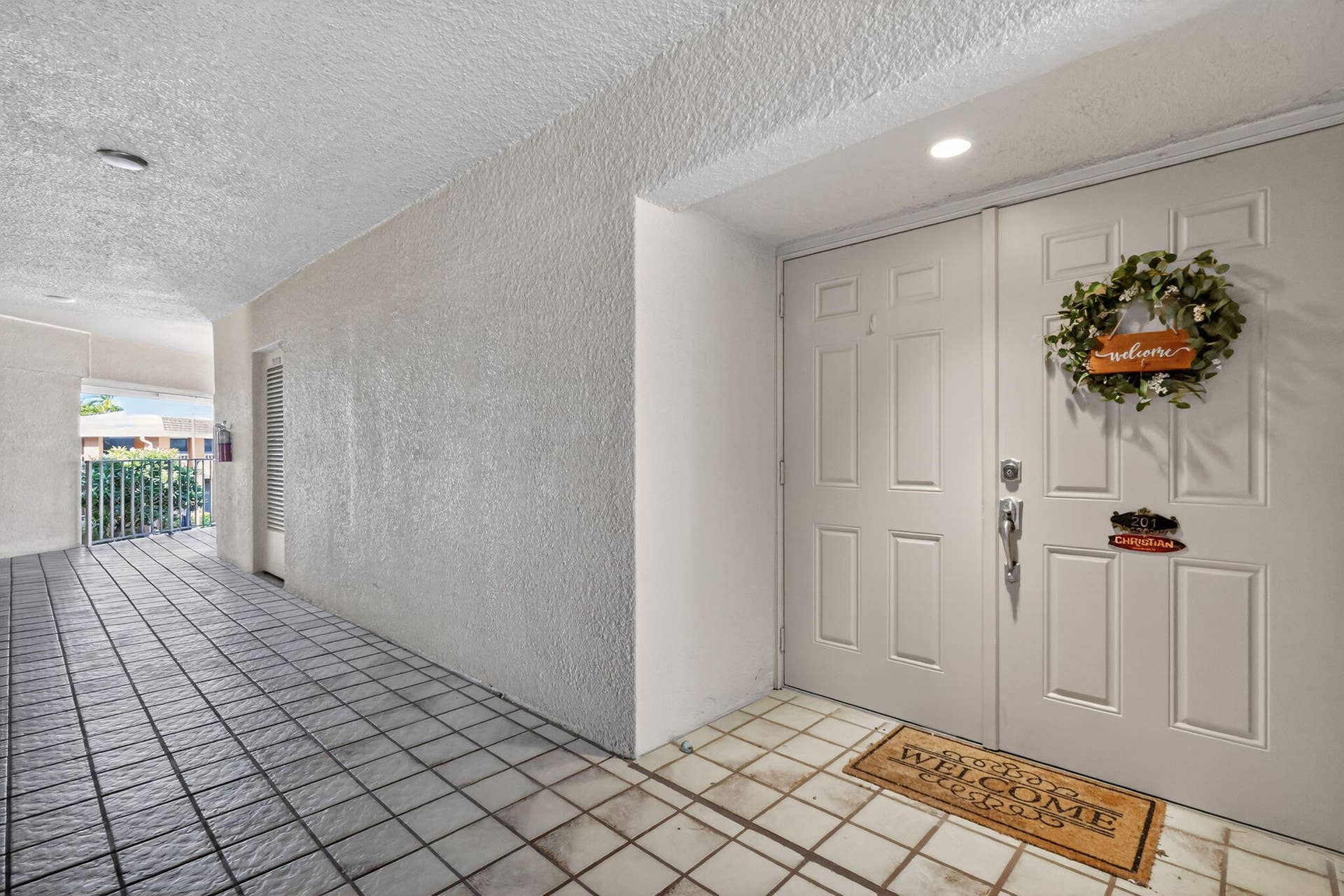 1100 Surf Road, #201, Singer Island, FL 33404 Front Door Entrance