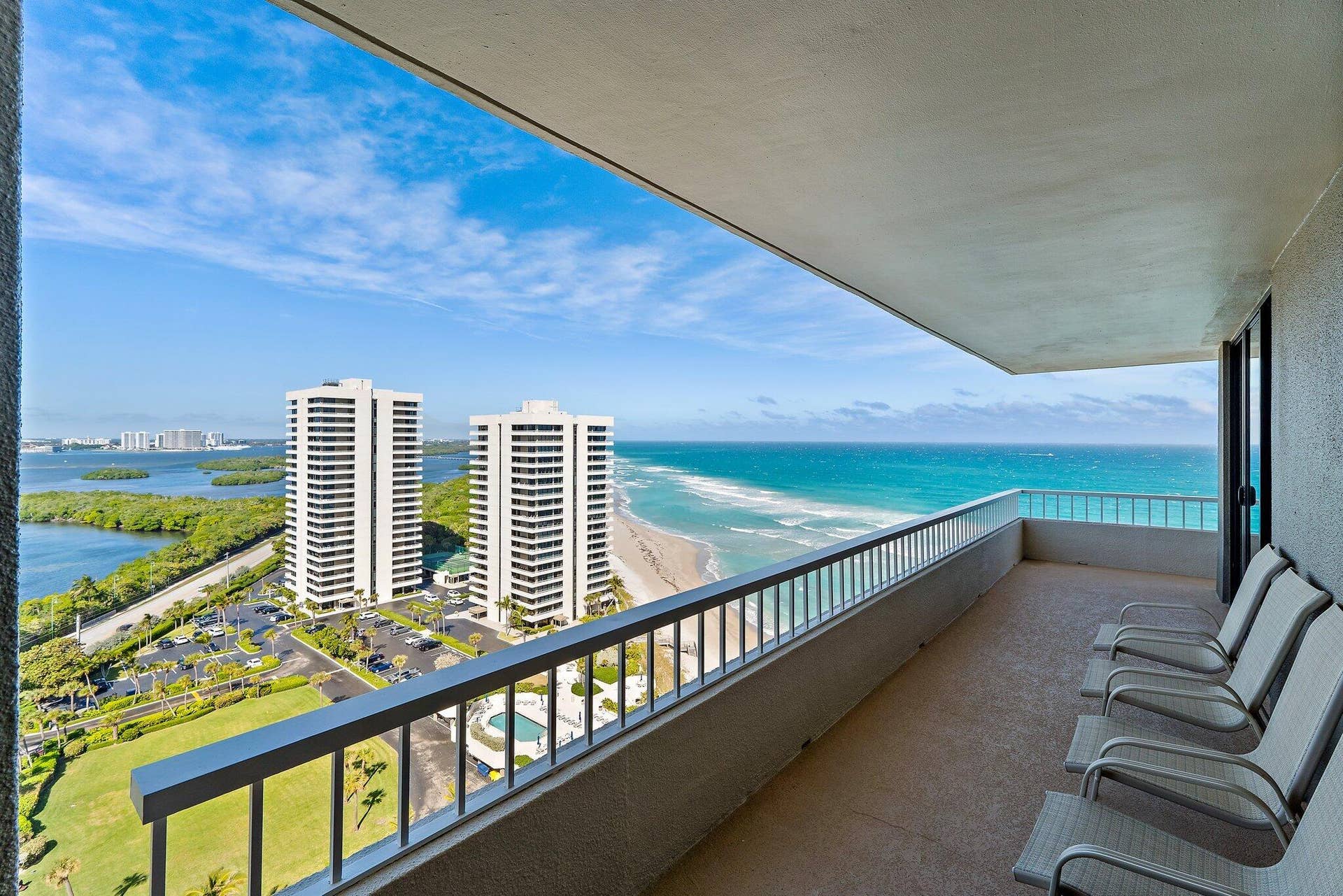 5510 N Ocean Drive, #19c, Singer Island, FL 33404 Balcony View
