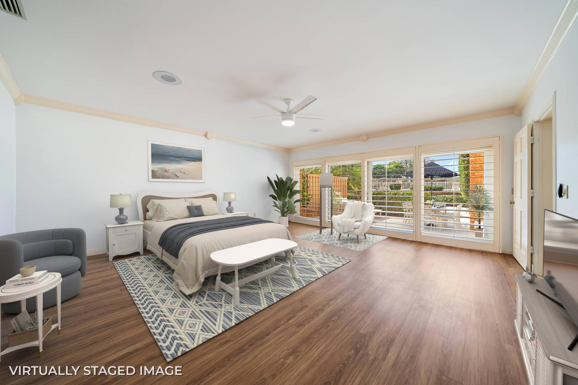 11890 SE Hill Club Terrace, #103, Jupiter, FL 33469 Virtually Staged Primary Bedroom