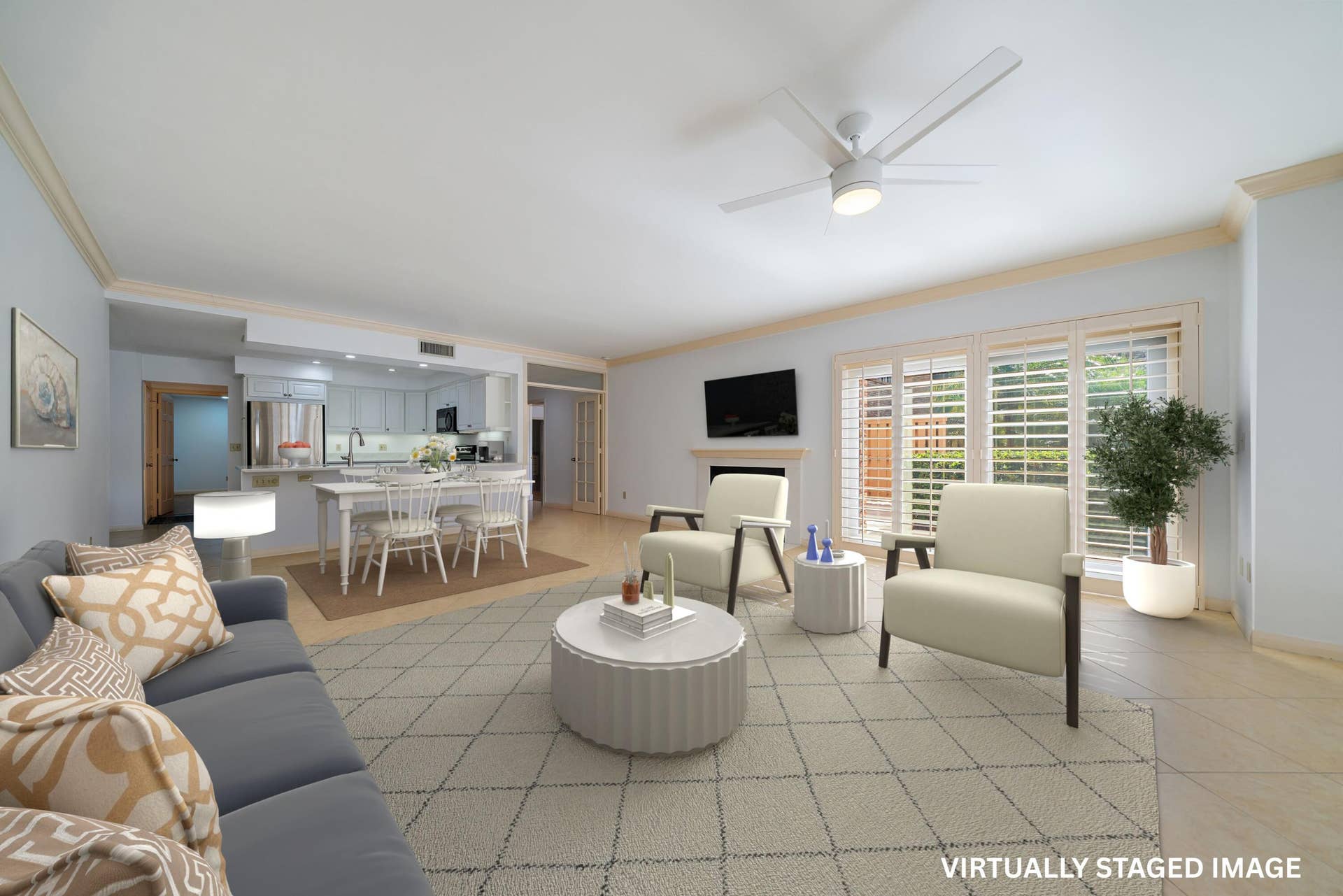 11890 SE Hill Club Terrace, #103, Jupiter, FL 33469 Virtually Staged Greatroom