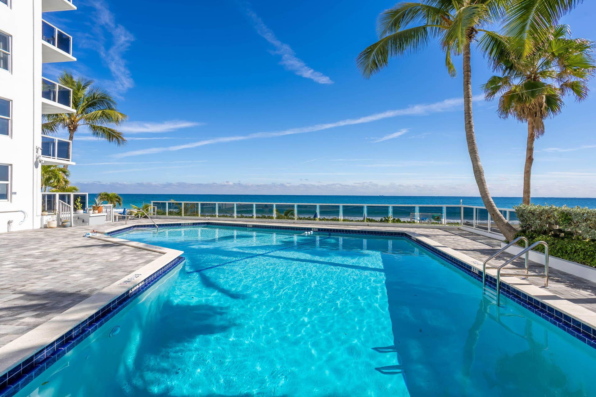 Beautiful Oceanview and salt air breezes from the pool deck