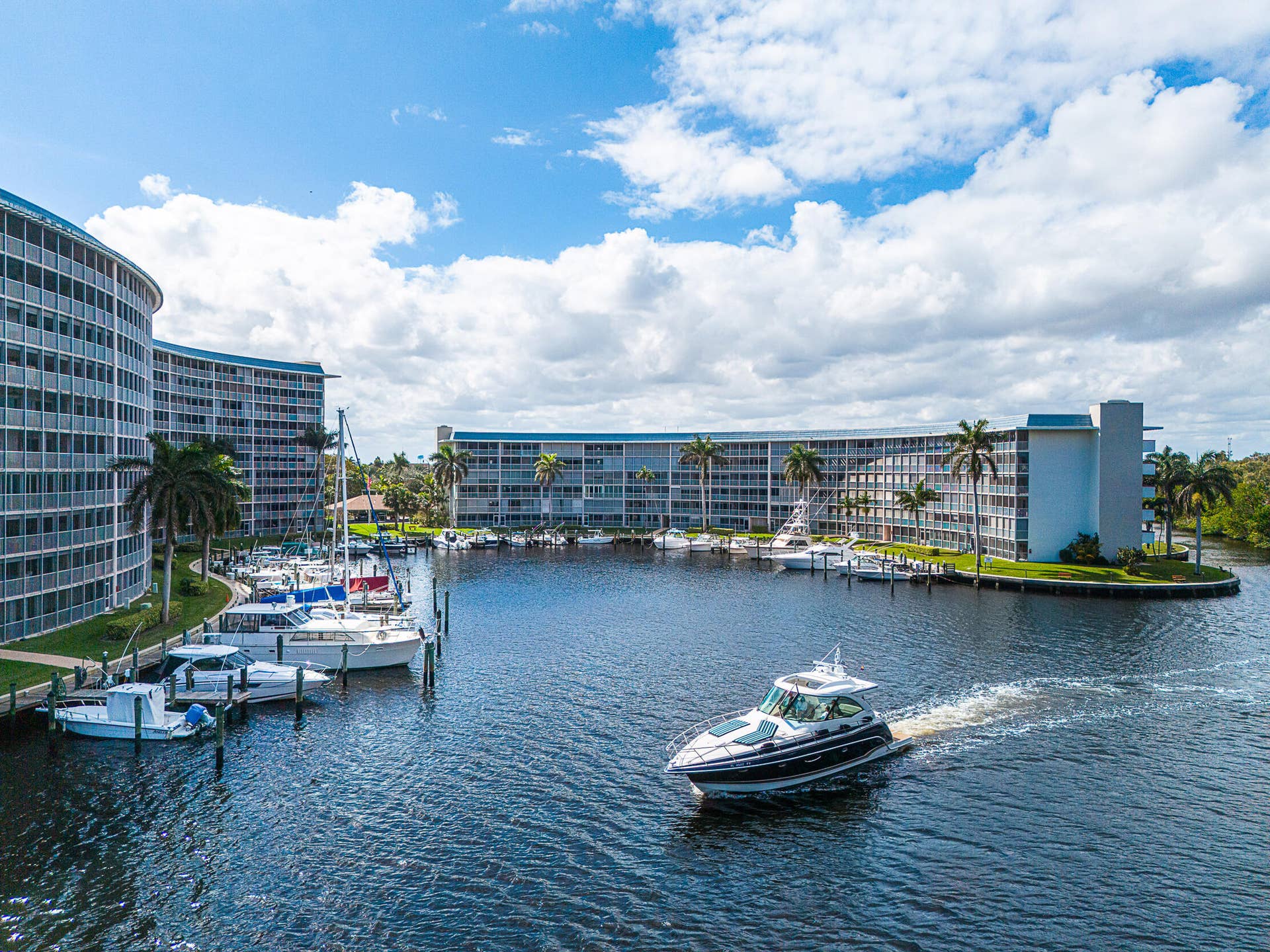 1537 E Hillsboro Boulevard, #243, Deerfield Beach, FL 33441 Marina - Aerial