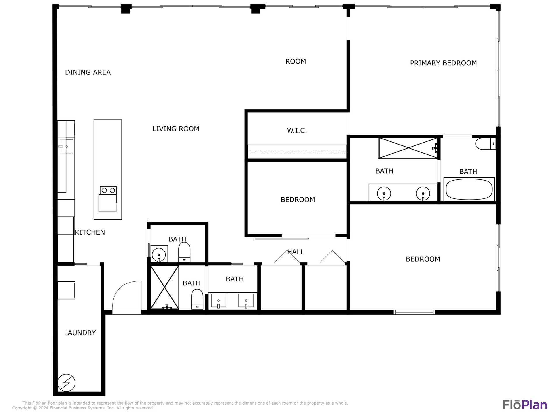 2275 S Ocean Boulevard, #305n and C11, Palm Beach, FL 33480 Floor Plan with expansive, flexible living space
