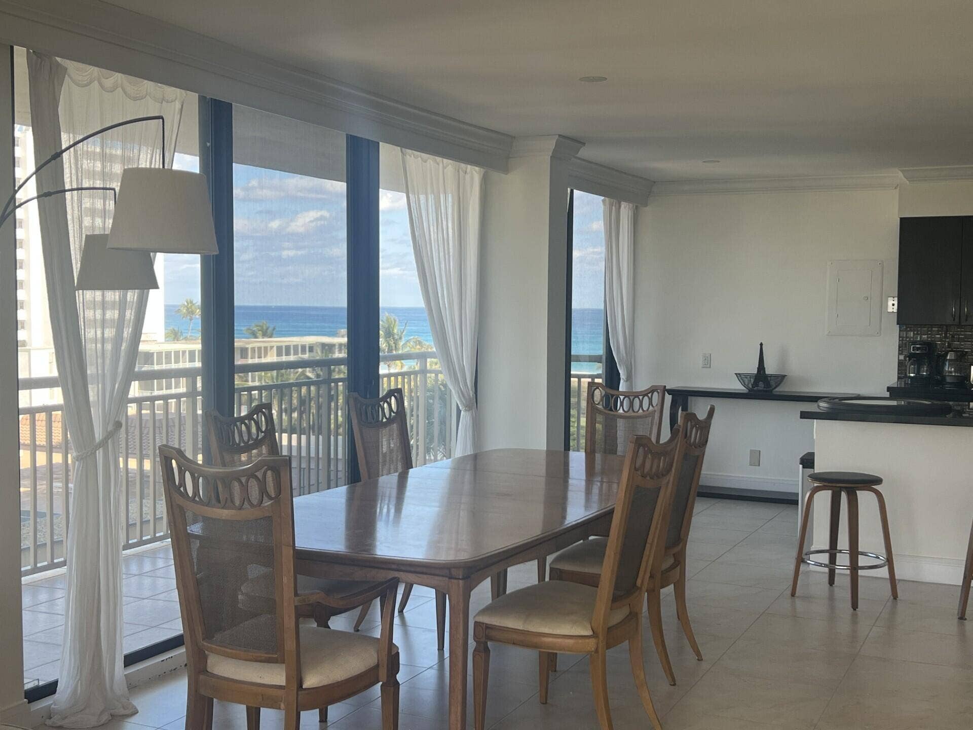 Ocean View from OT 607 Dining Room