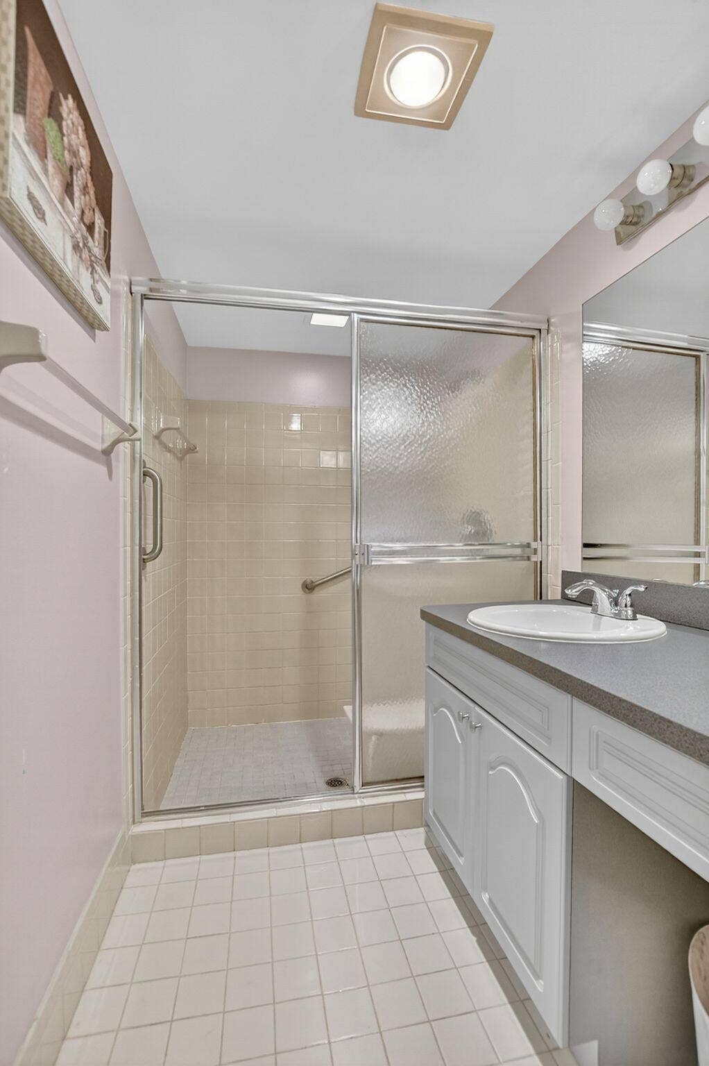 Master shower