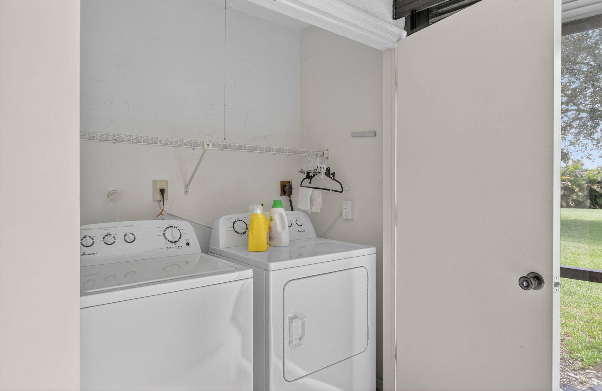 Laundry inside