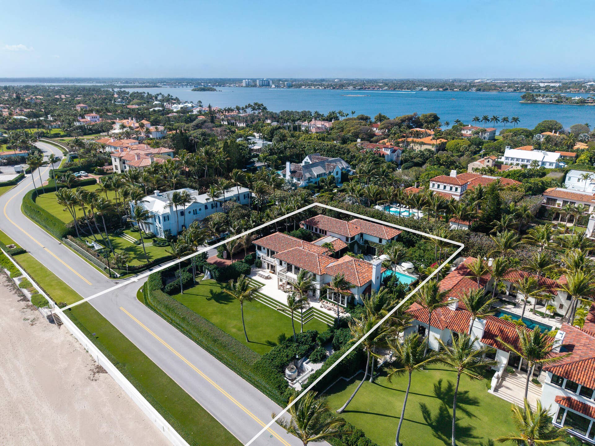 680 S Ocean Boulevard, Palm Beach, FL 33480 Aerial