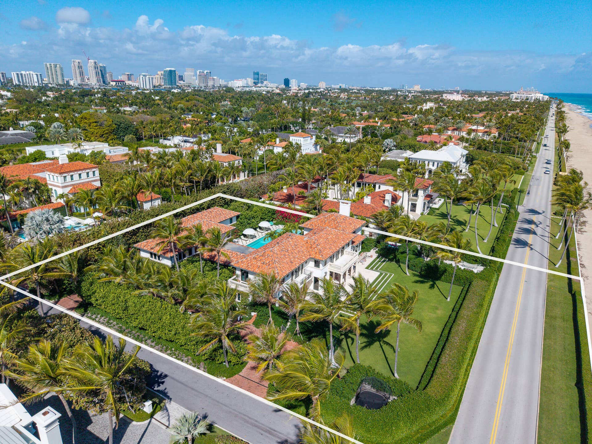 680 S Ocean Boulevard, Palm Beach, FL 33480 Aerial