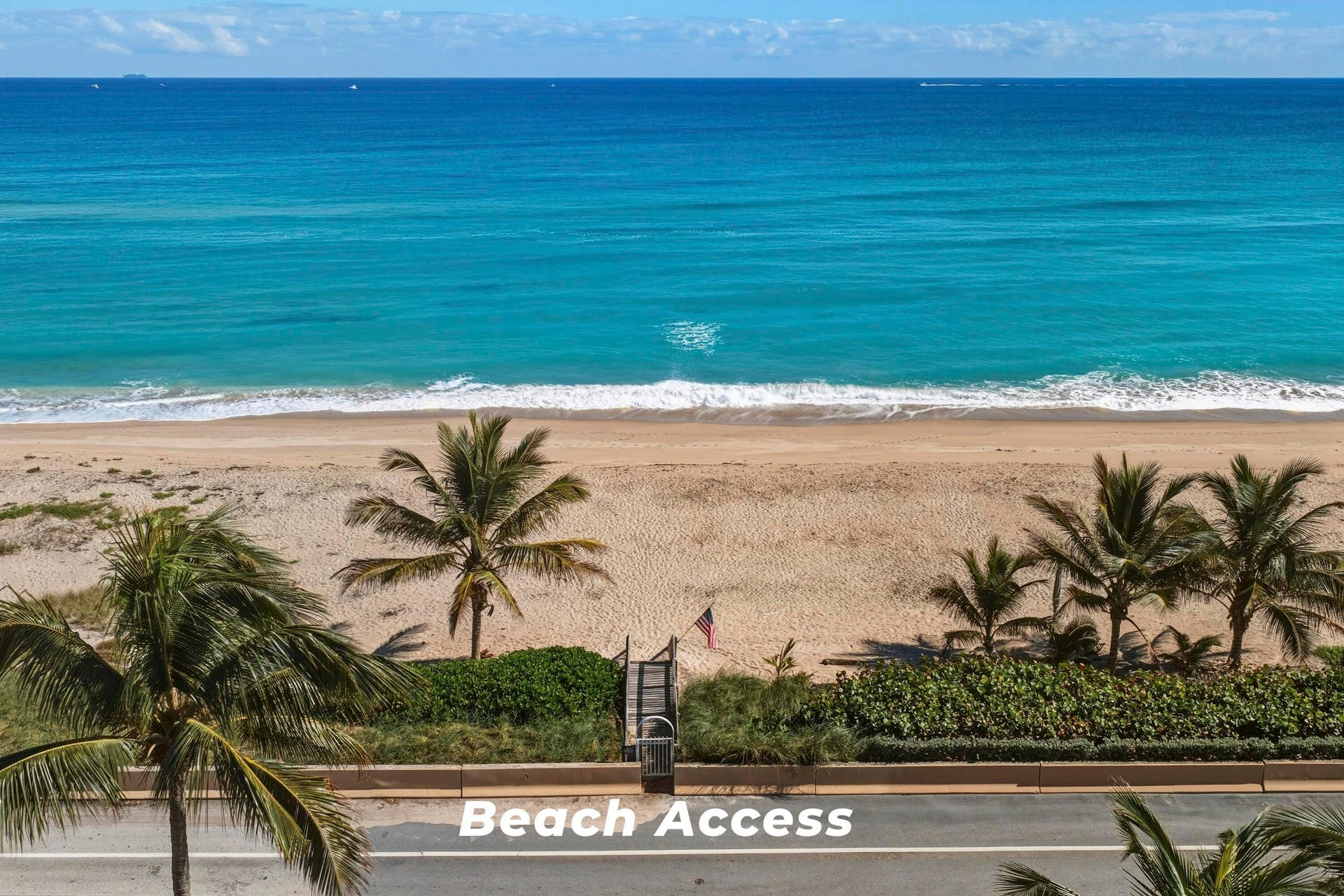 127 Ocean View Road, Palm Beach, FL 33480 Private (to 127 Oceanview) 62' Beach lot