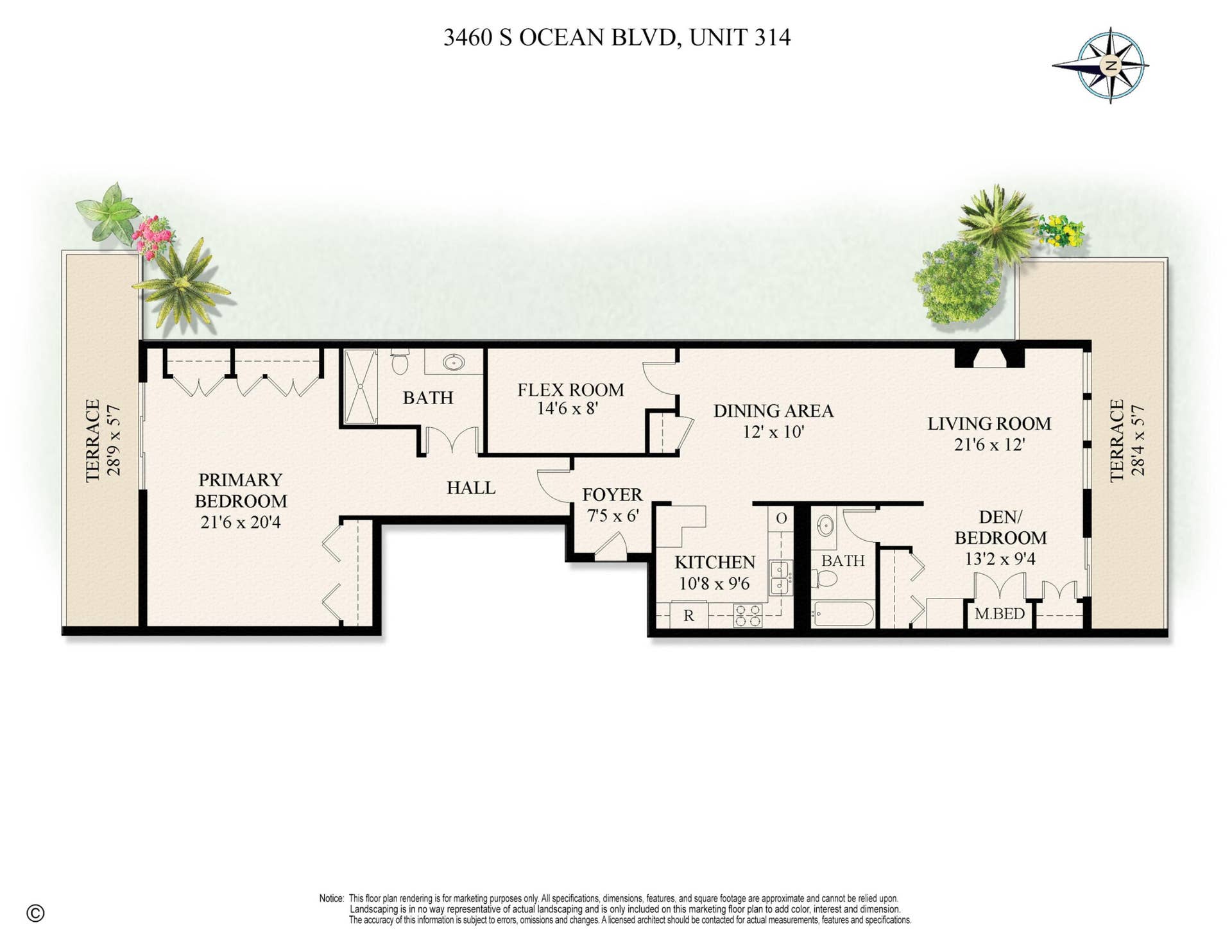 3460 S OCEAN BLVD, 314 color